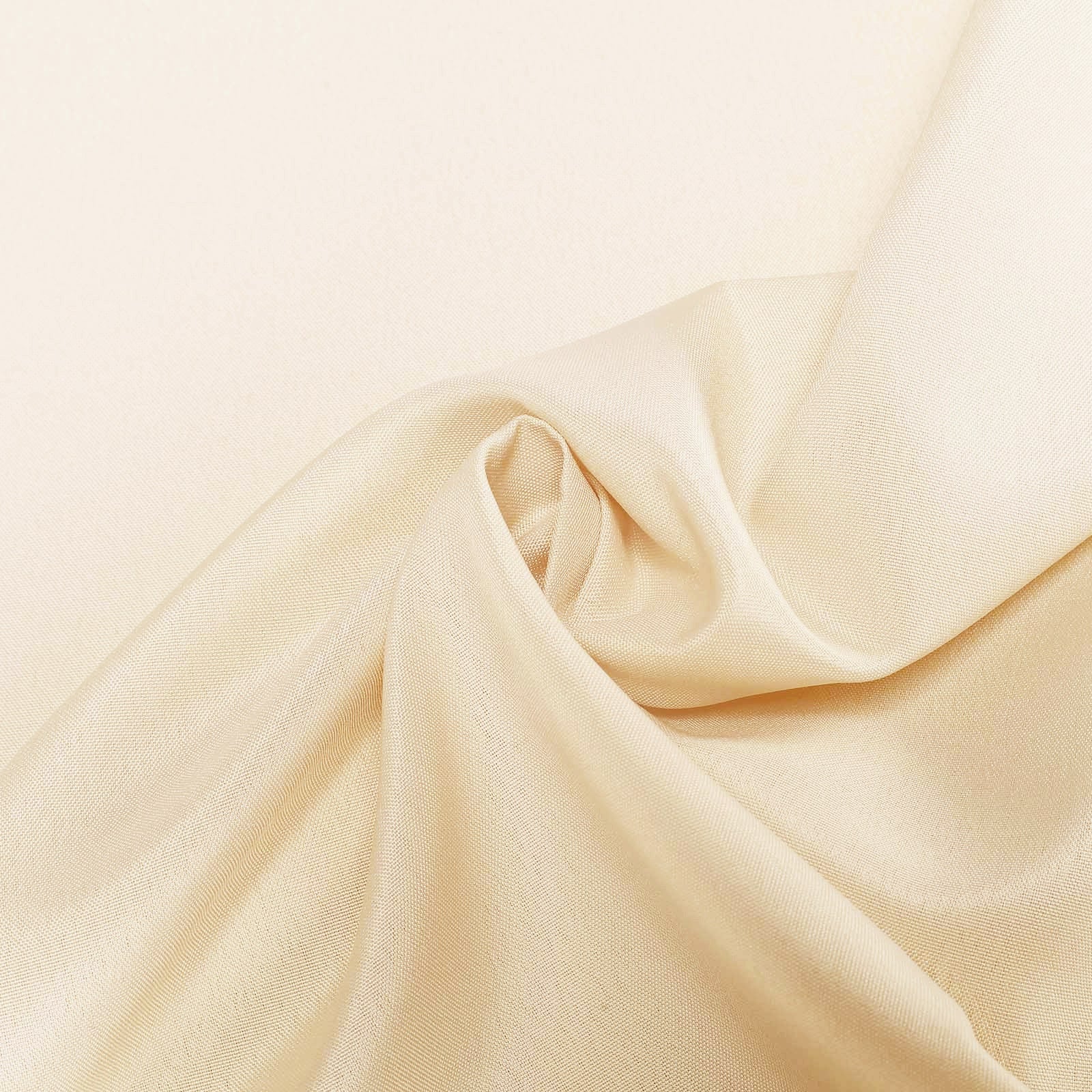 Beige 60x126 Wrinkle-Resistant Polyester Rectangle Tablecloth