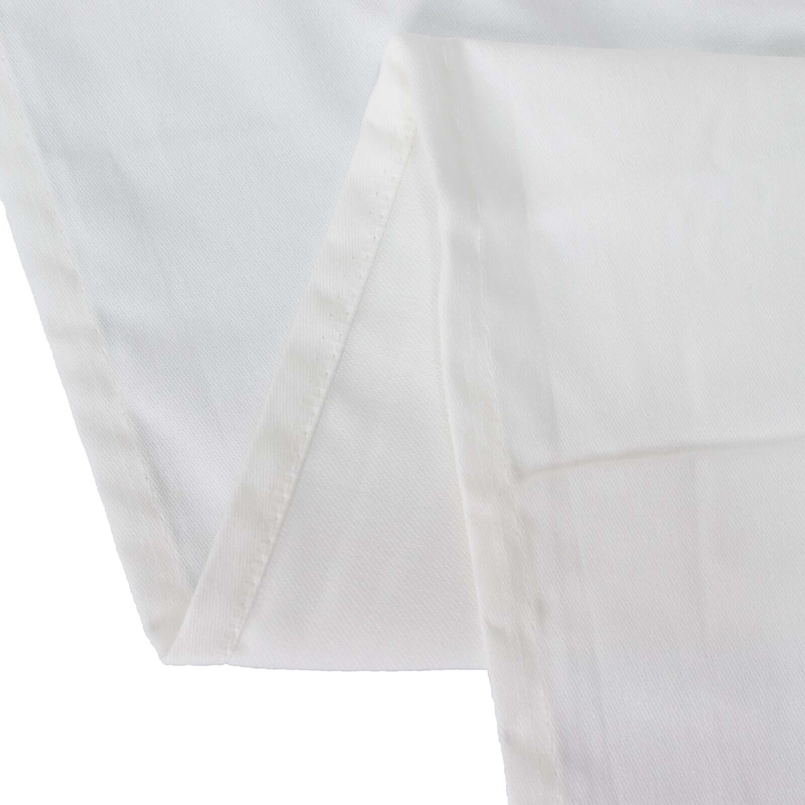 Soft and Breathable 100% Cotton White Rectangle Tablecloth, 60x102