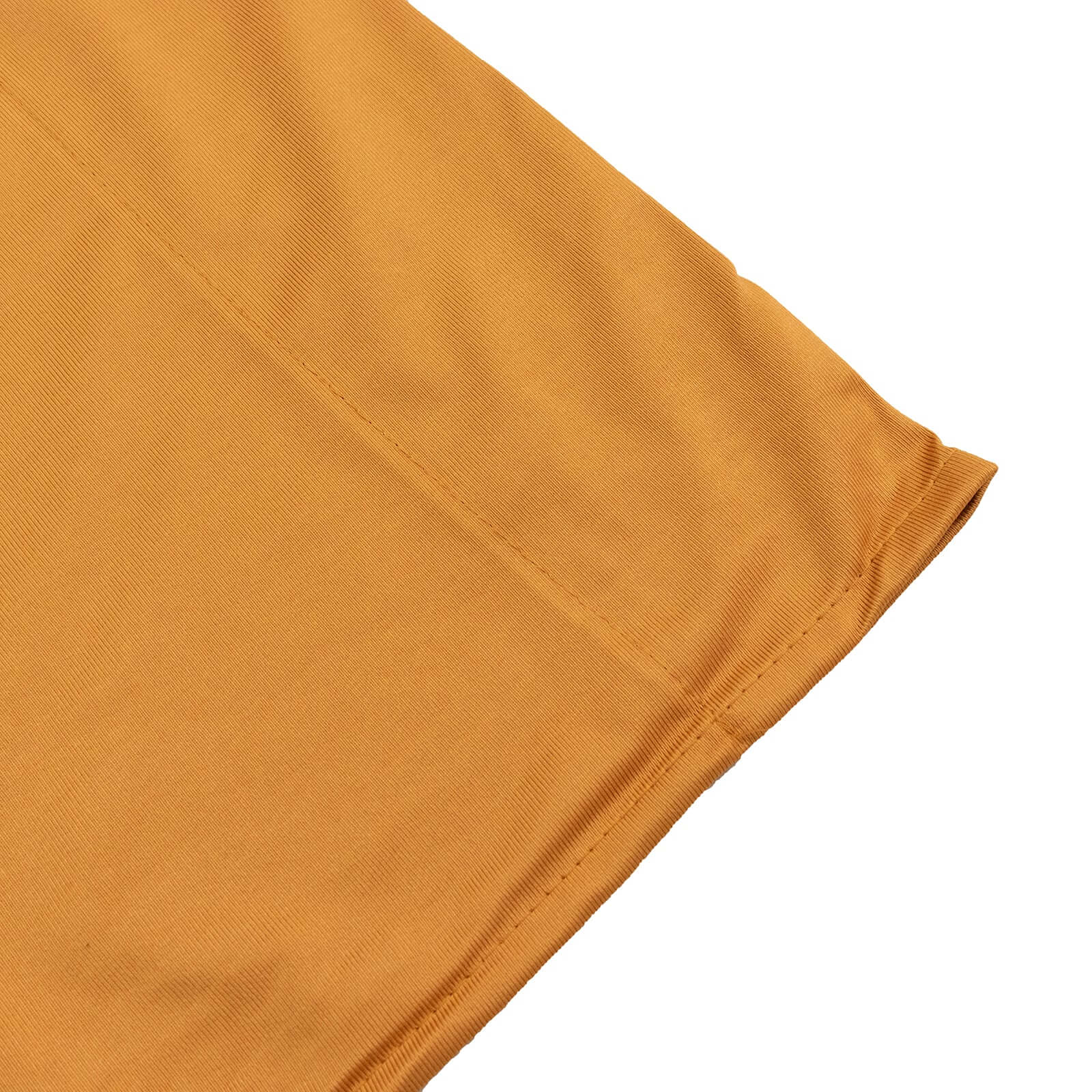 Premium Gold Scuba Polyester Event Curtain Drapes - Durable, Flame Resistant & Wrinkle Free, 5ftx14ft