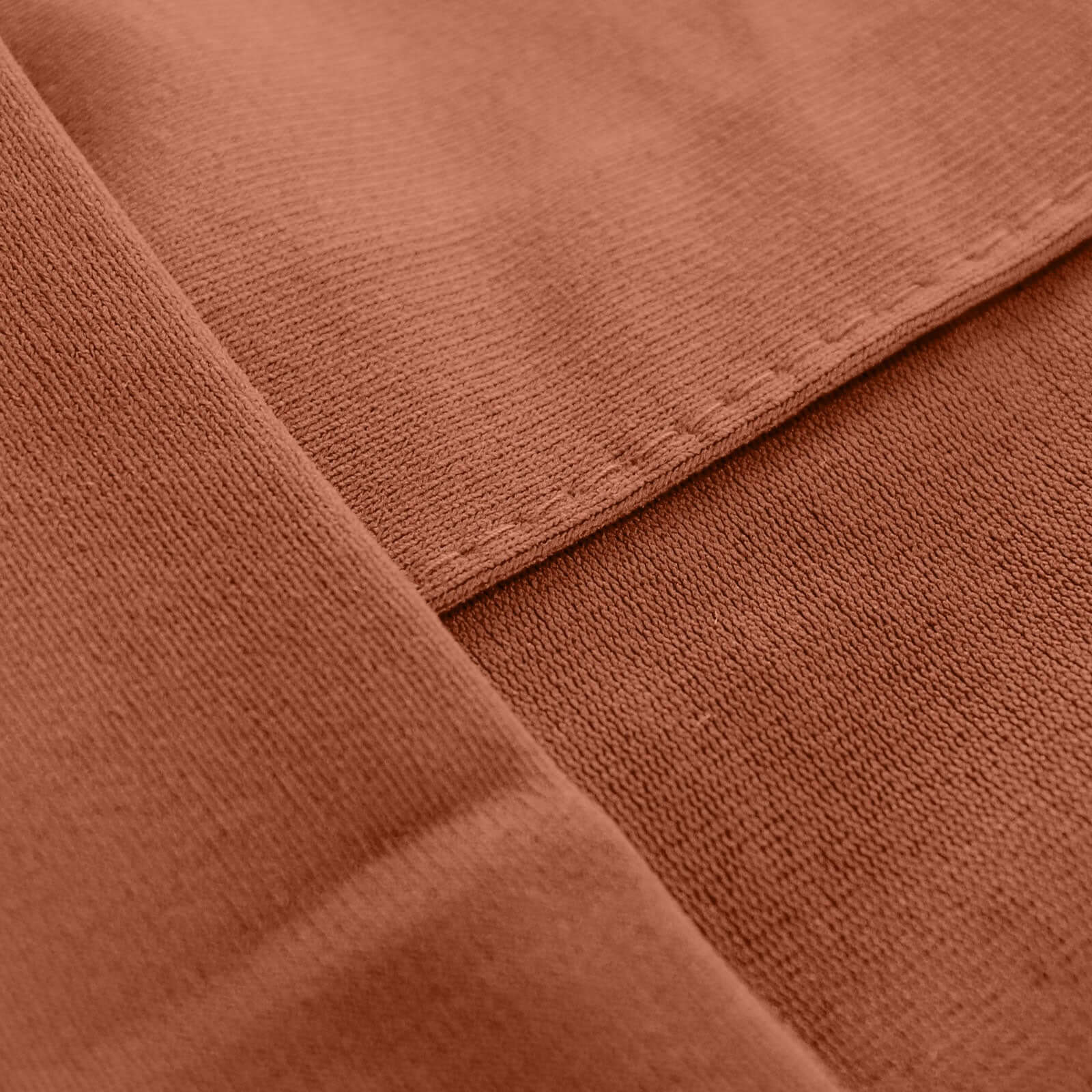 2-Pack Terracotta (Rust) Scuba Polyester Event Curtains - 10ftx10ft, Durable Flame Resistant, Wrinkle-Free