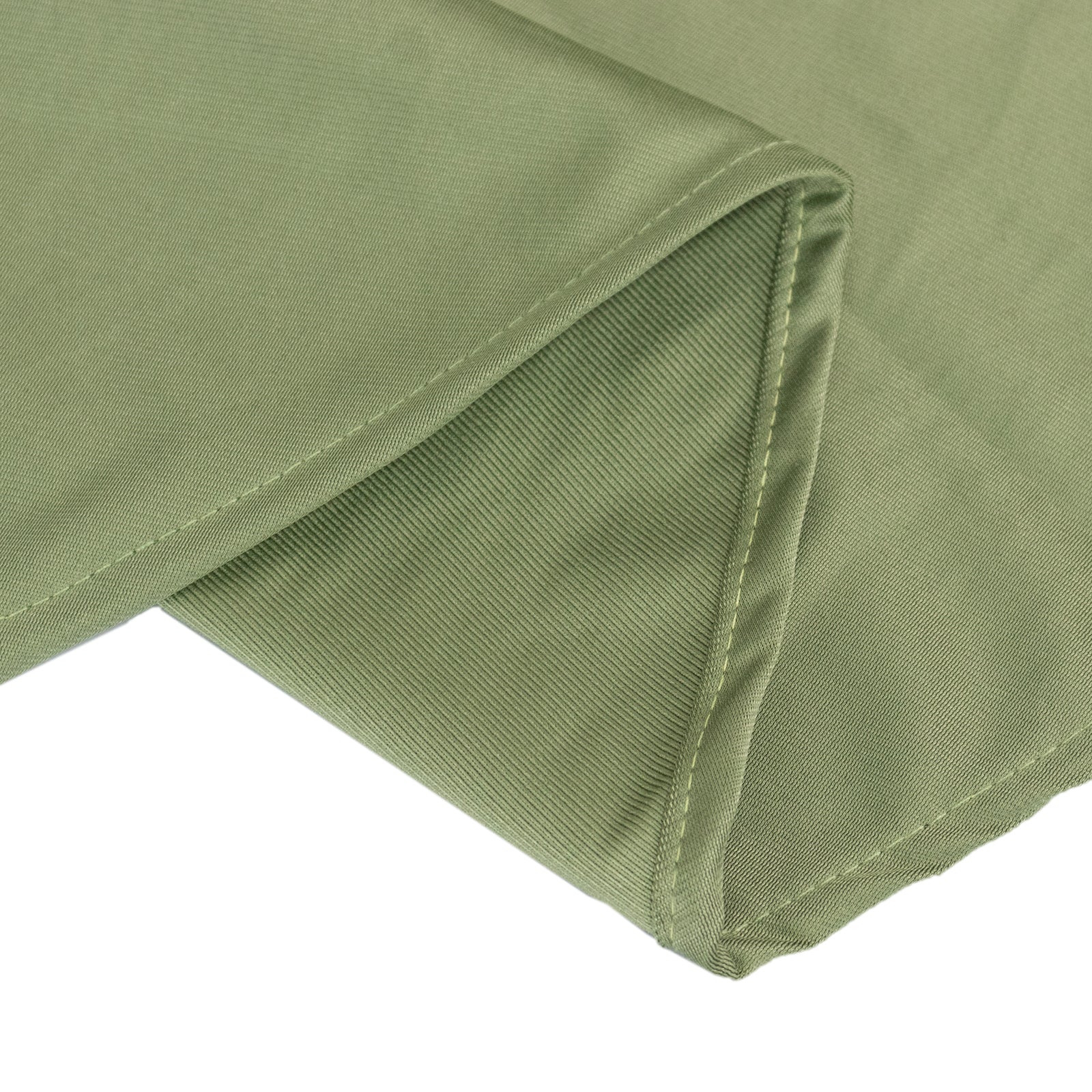 Wrinkle-Free & Stain-Resistant Premium Scuba 108-Inch Round Dusty Sage Green Tablecloth
