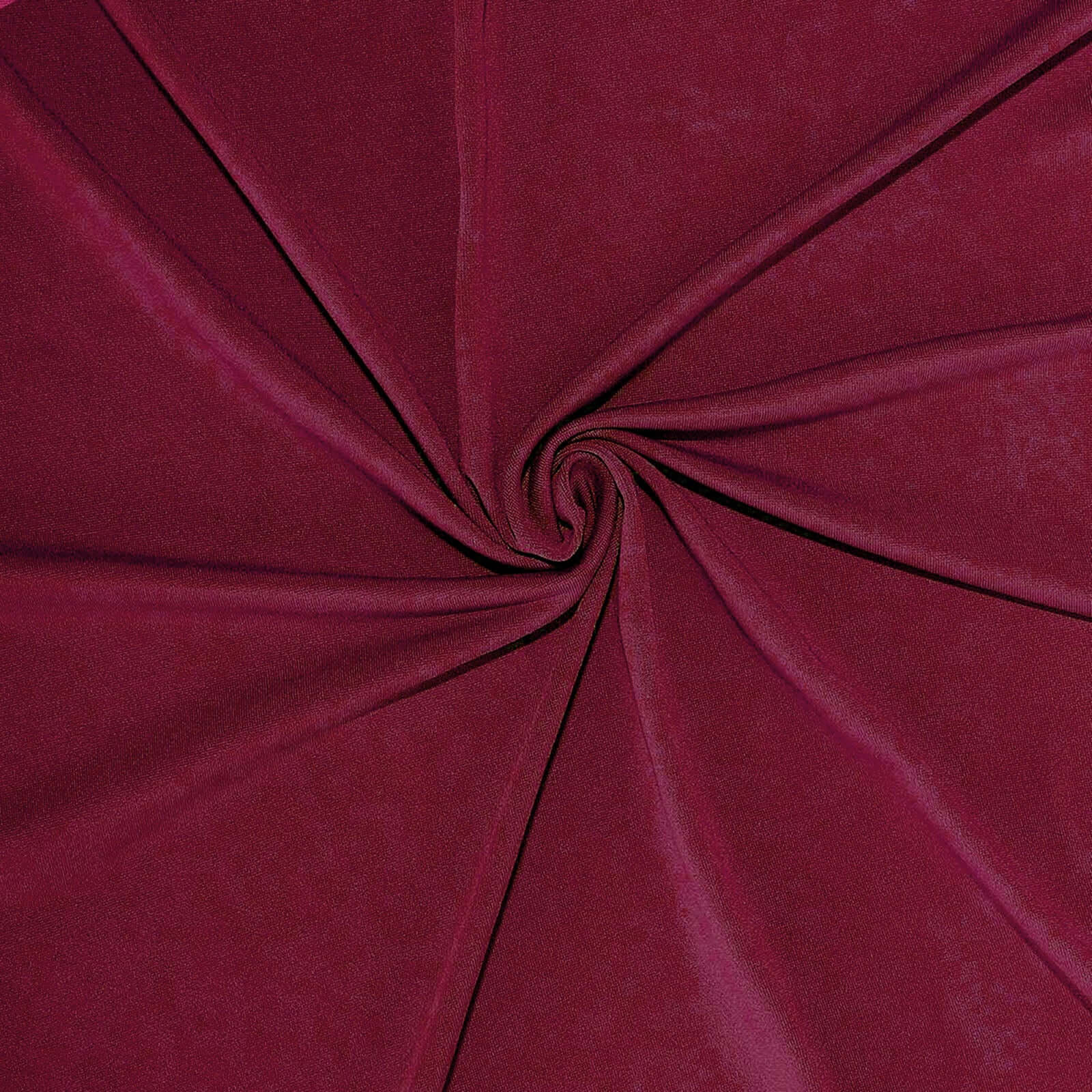 Premium Burgundy 4-Way Stretch Spandex Event Curtain Drapes - Wrinkle-Free Backdrop Panel, 5ft x 14ft