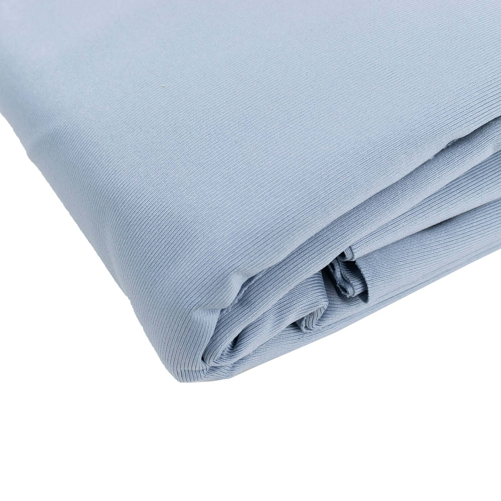 Hot Sale! Wrinkle-Free Premium Dusty Blue Scuba Polyester Fabric Roll for DIY Crafts - 60 Inches x 10 Yards