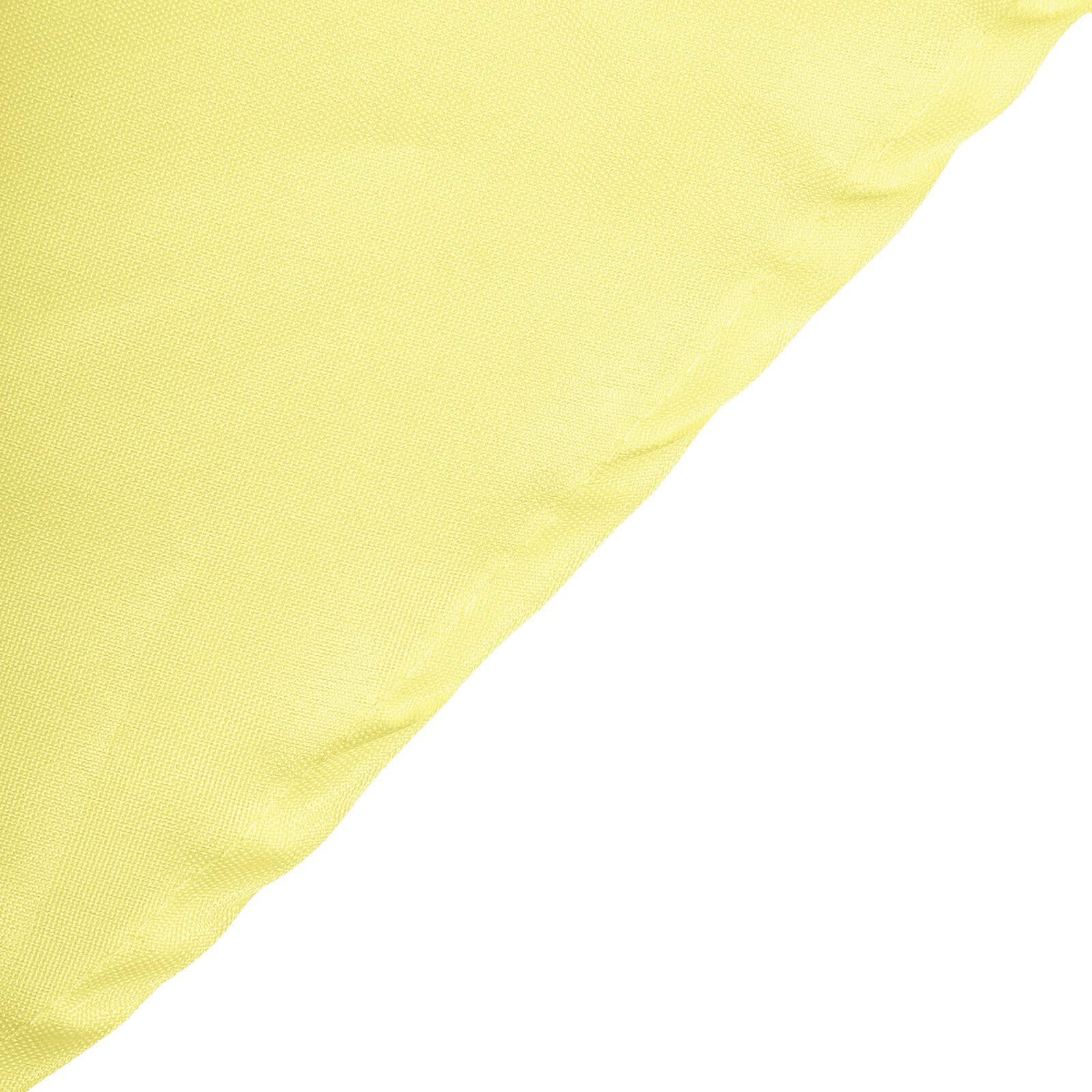 Yellow Wrinkle-Resistant 60x126 Polyester Rectangle Tablecloth - Perfect for Events