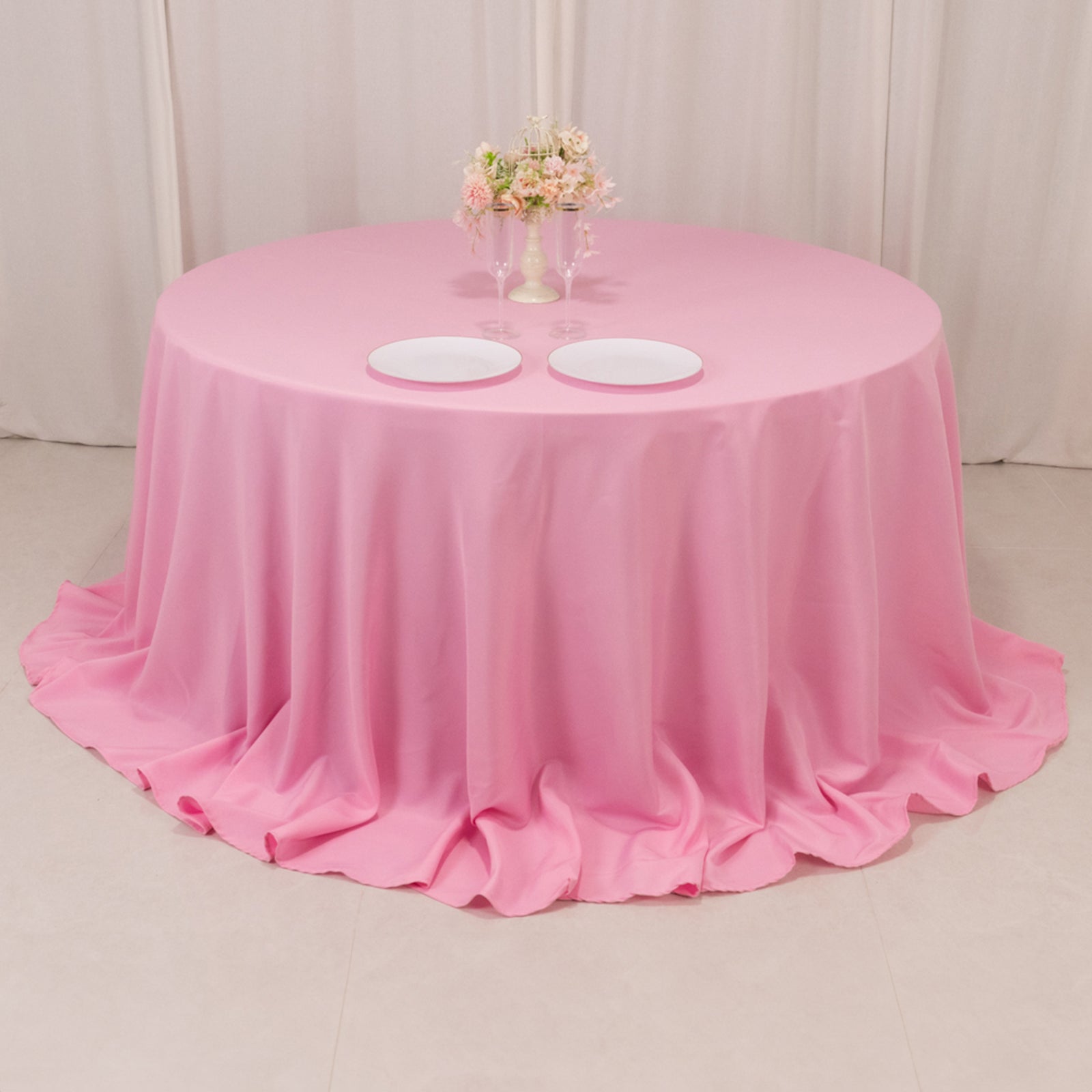 Hot Sale! Seamless 220GSM Wrinkle-Resistant Pink Premium Polyester 132