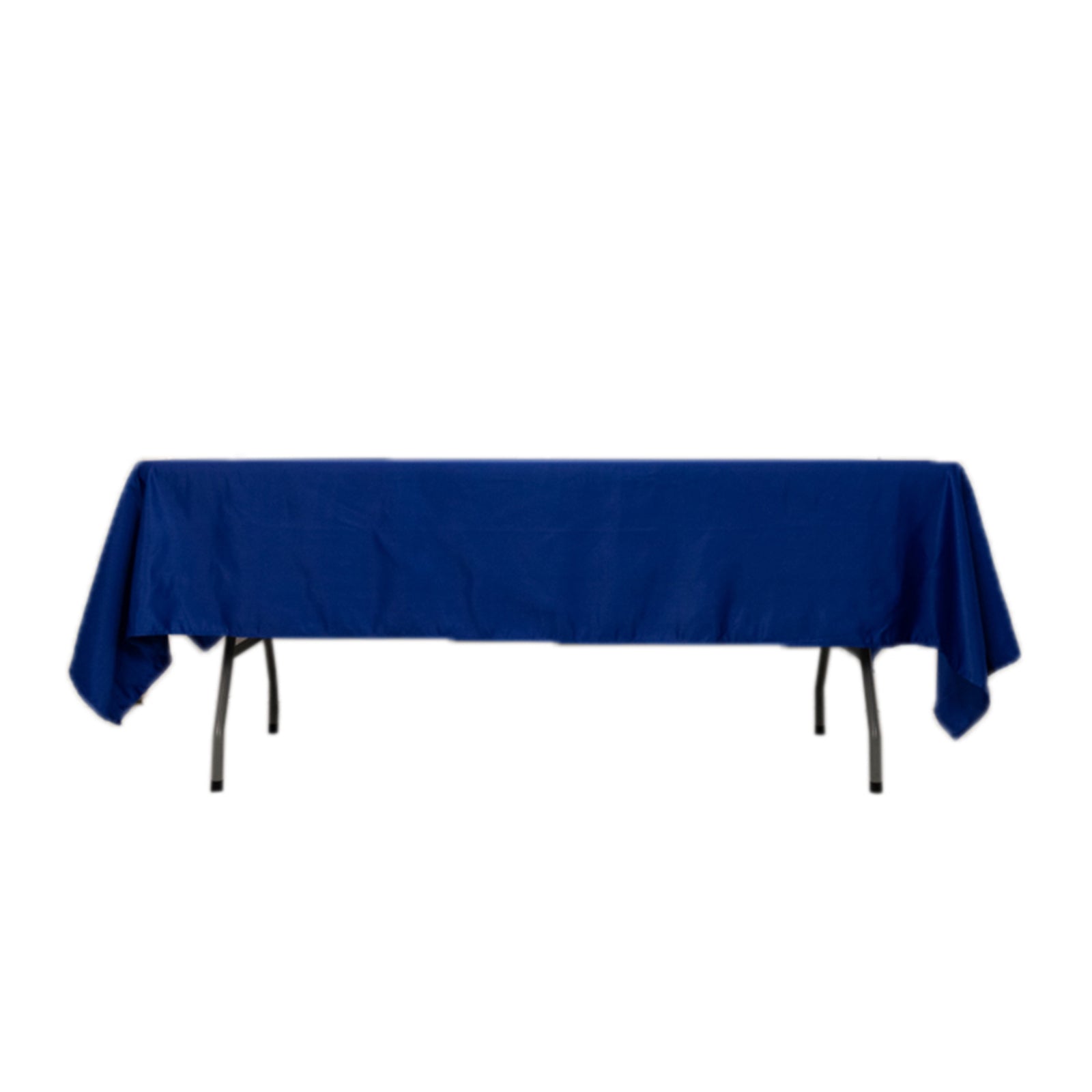 Royal Blue Lamour Satin Rectangle Tablecloth (60x102) - Durable, Silky Soft & High-Quality