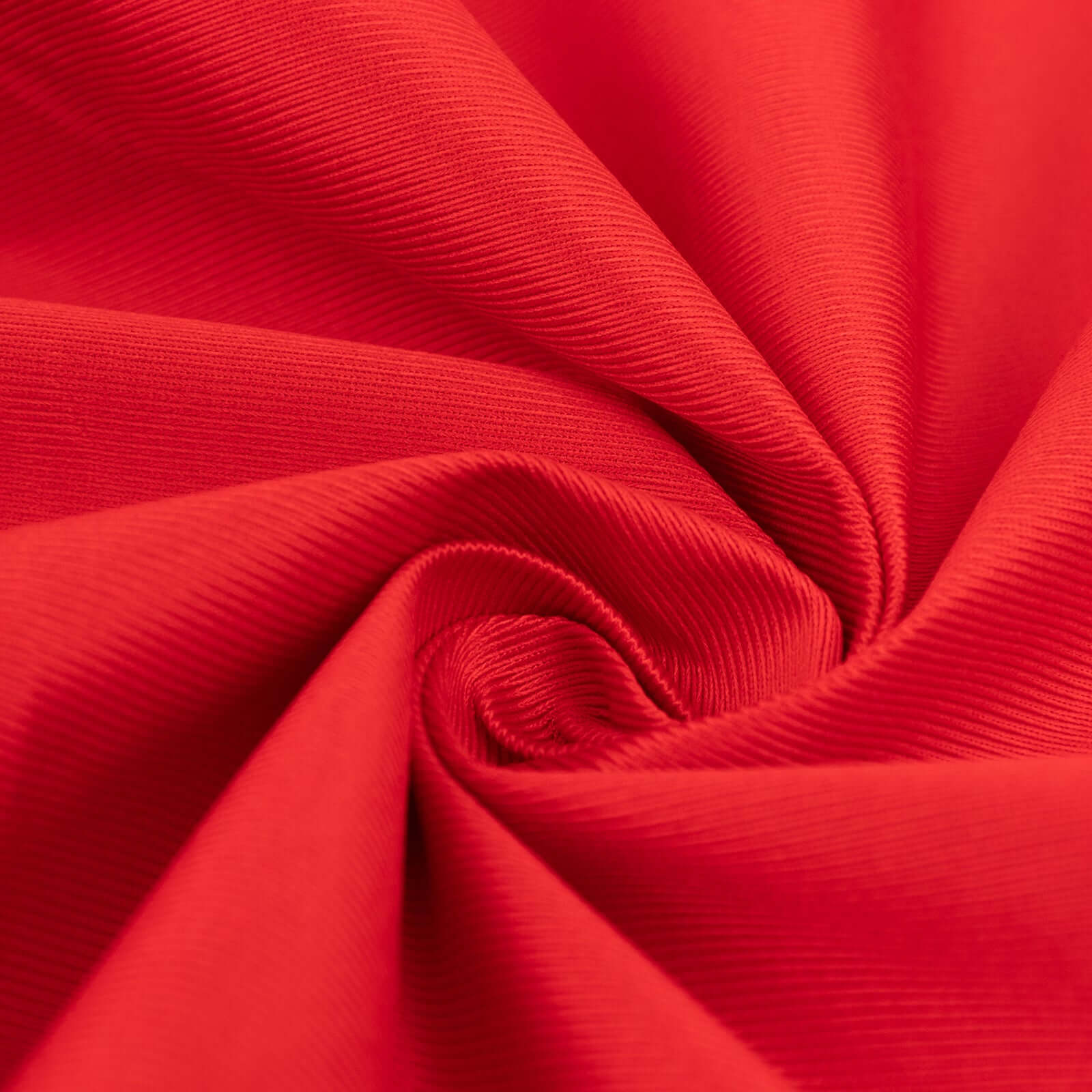 Wrinkle-Free Red Premium Scuba Polyester Fabric Roll - 60 Inches by 10 Yards