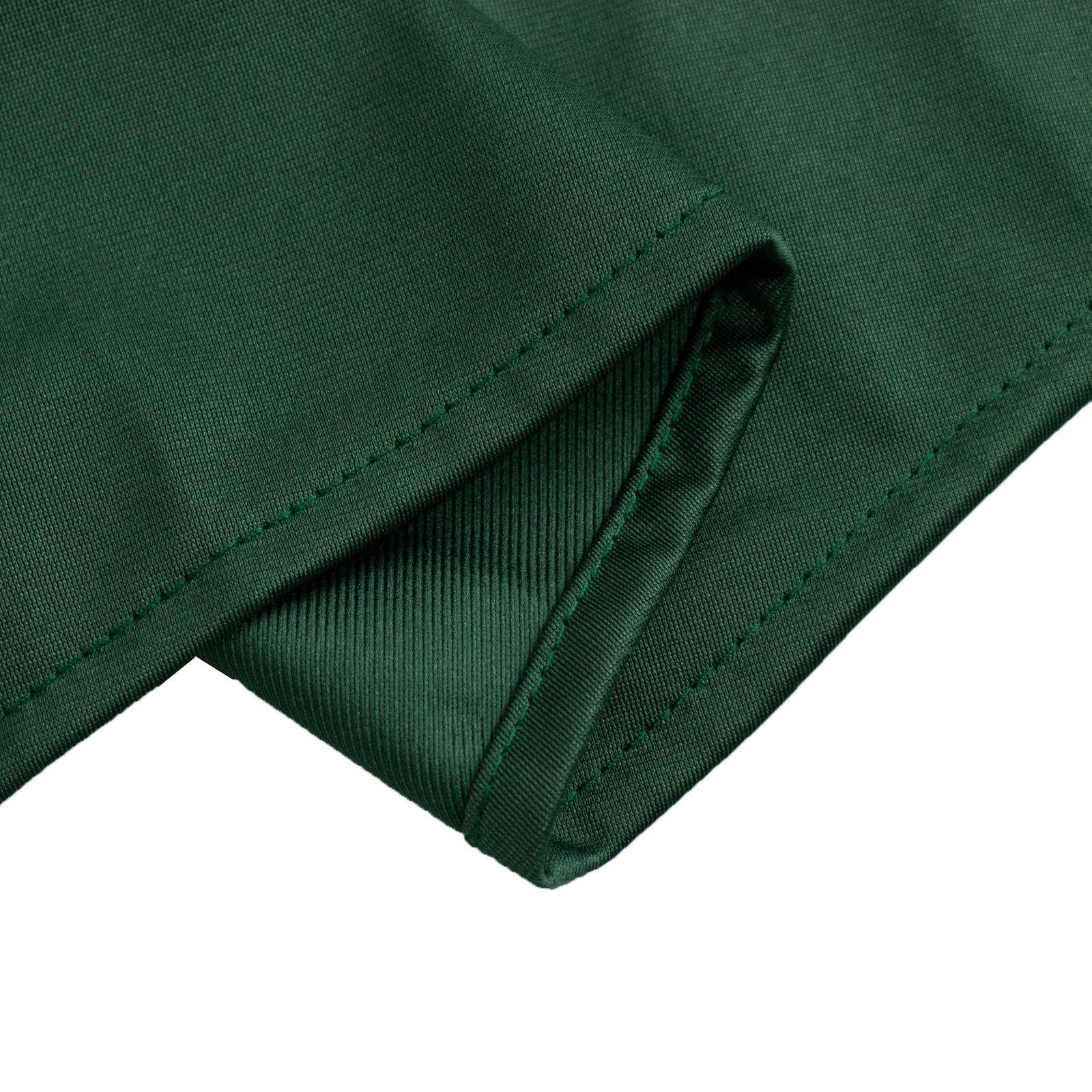 Premium Wrinkle-Free & Stain-Resistant 90' Round Scuba Tablecloth in Hunter Emerald Green