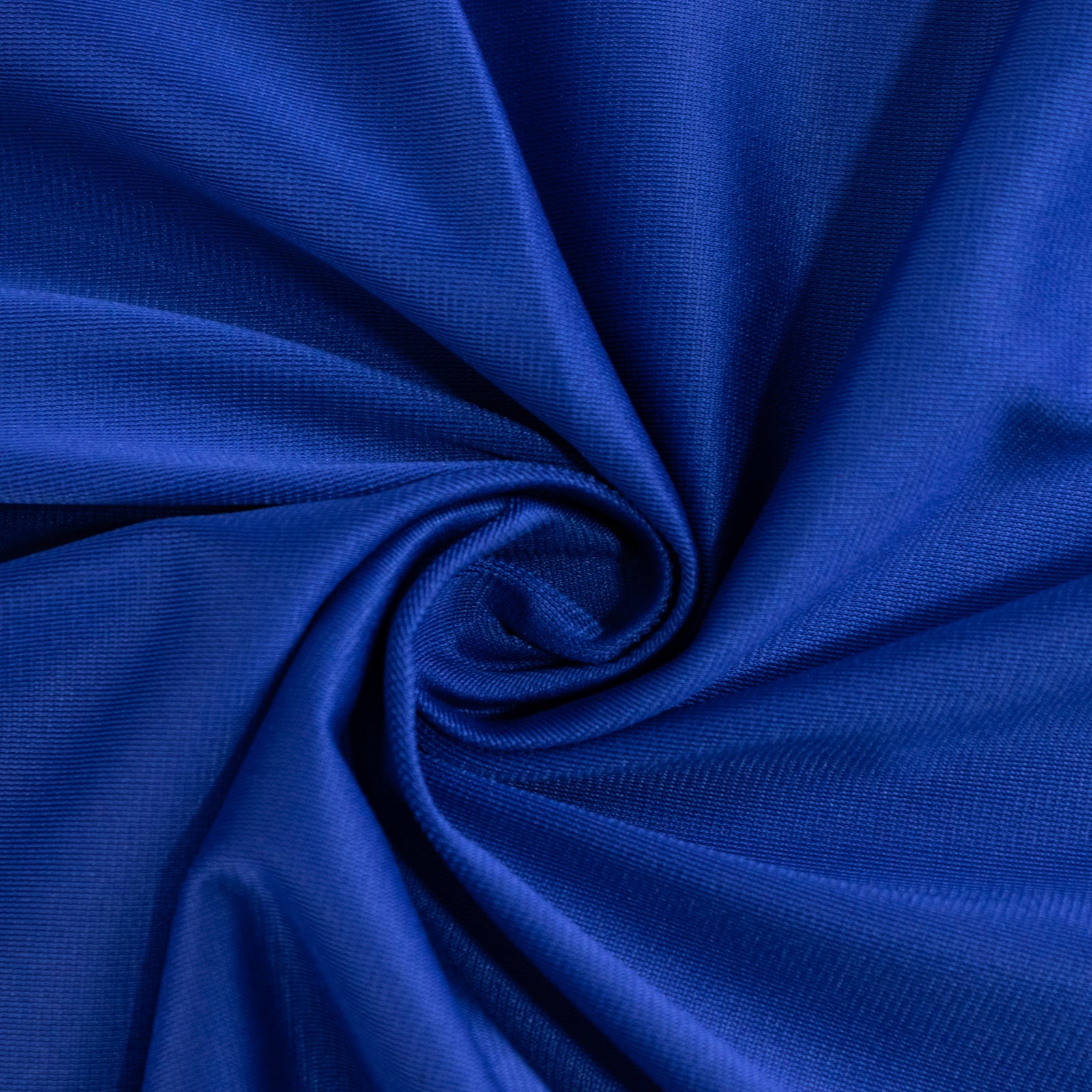 Wrinkle-Free & Stain-Resistant Royal Blue 90-Inch Premium Scuba Round Tablecloth