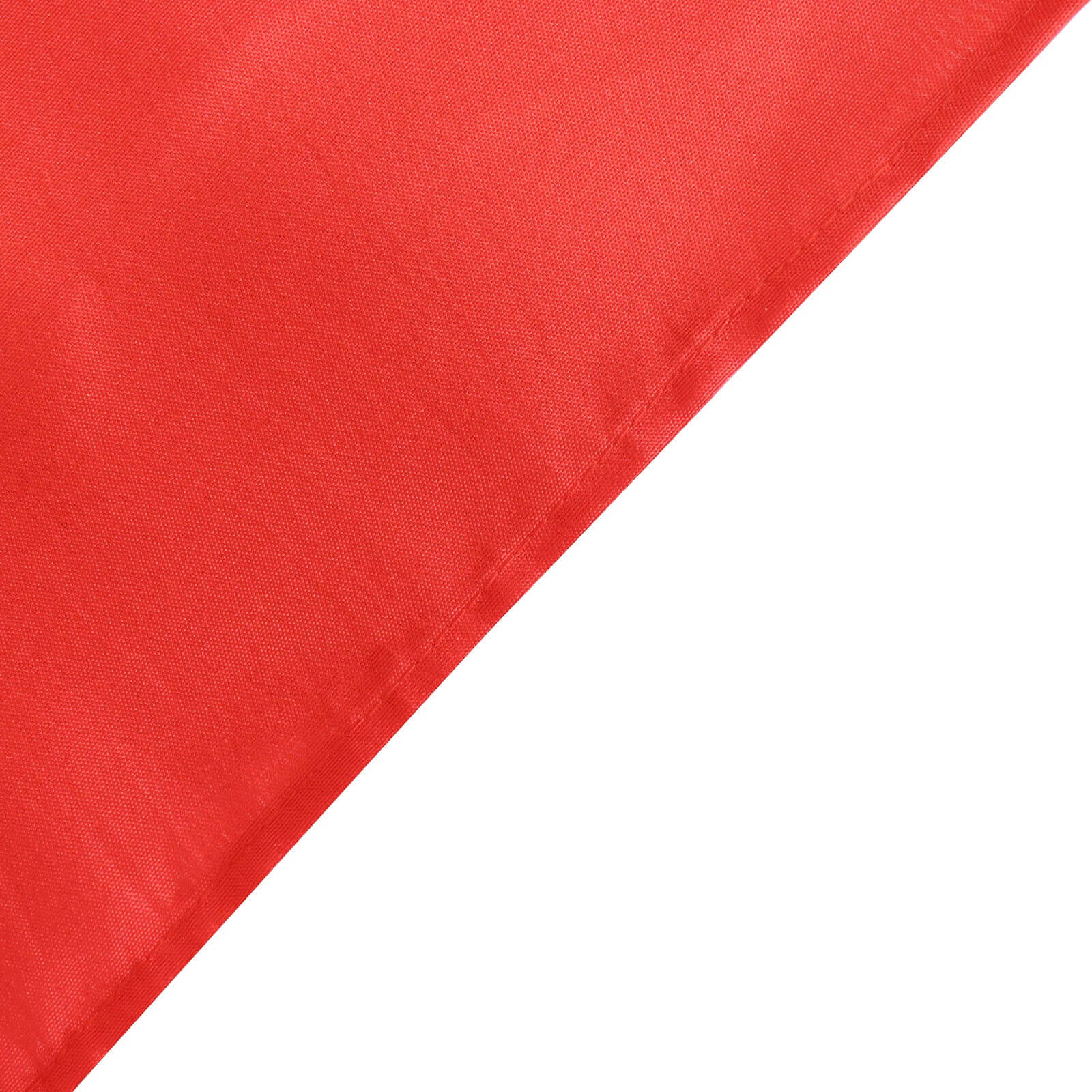 Hot Sale! Wrinkle-Resistant Red Polyester Rectangle Tablecloth, 54x96 for Various Events