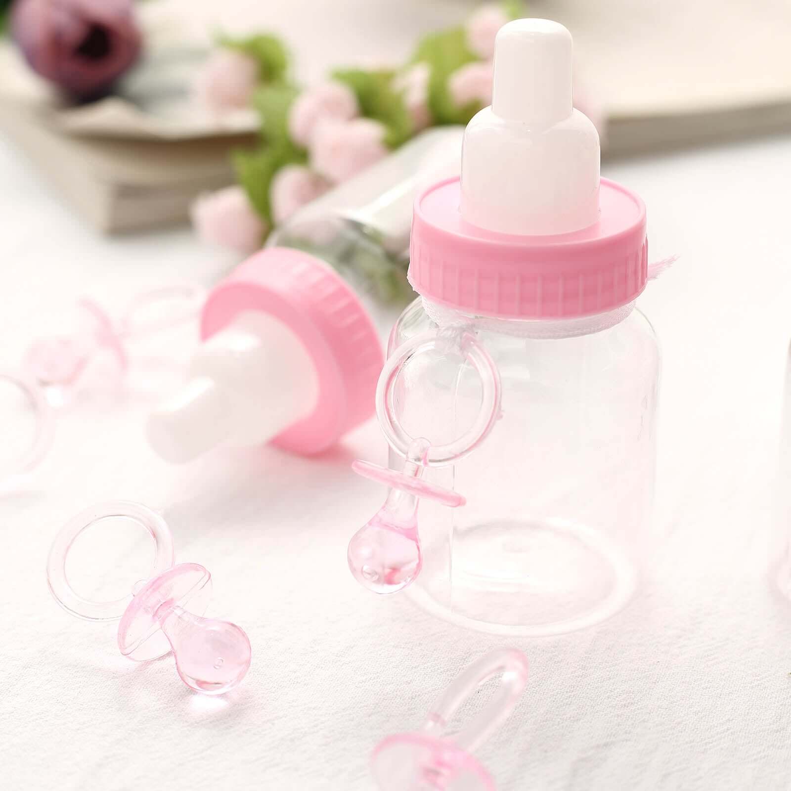 Hot Deal! 12-Pack Pink Decorative Baby Pacifiers for Baby Showers