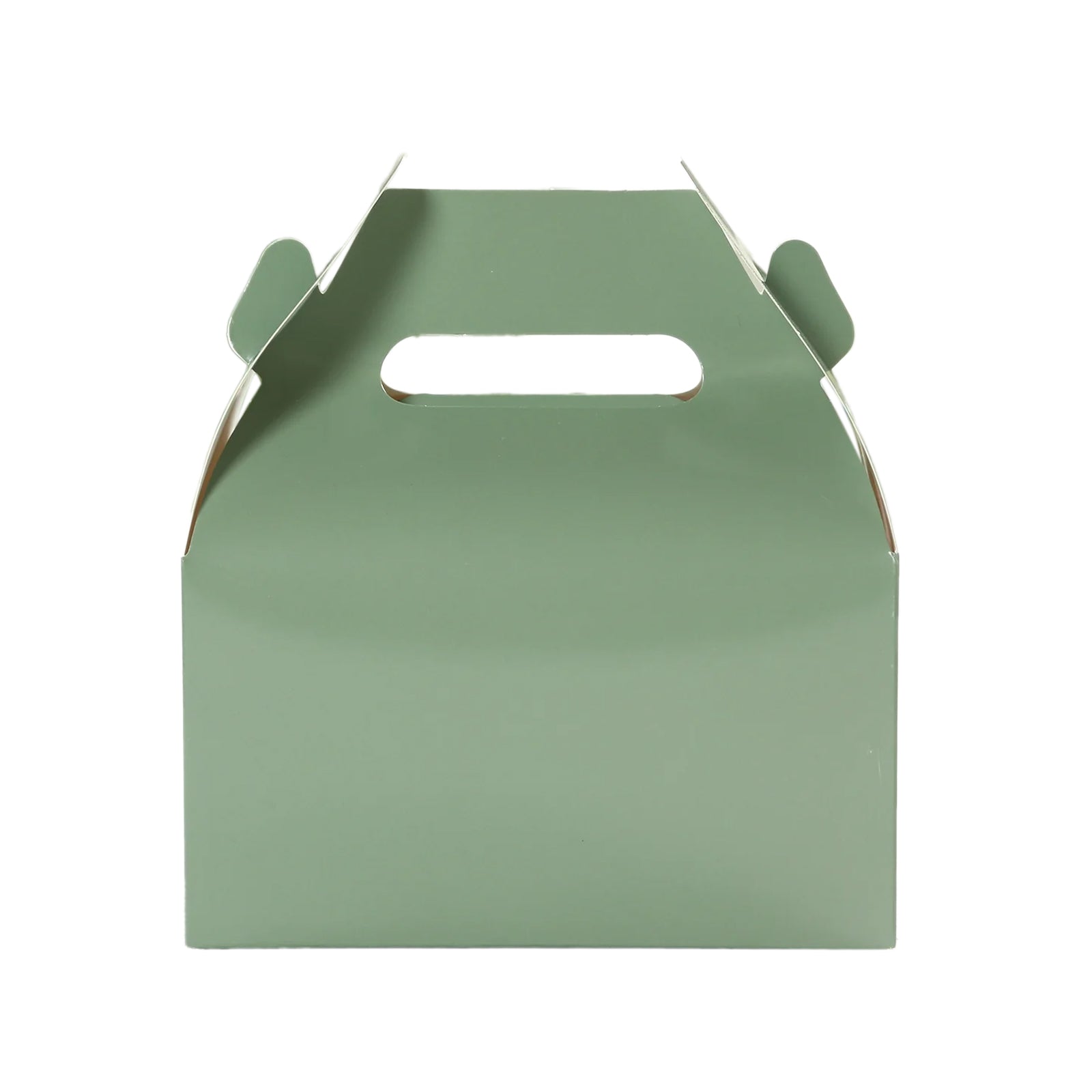25-Pack Dusty Sage Green Party Candy Gift Tote Gable Boxes - Hot Sale!