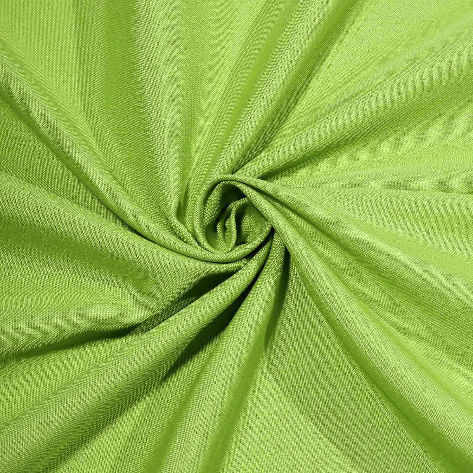 Wrinkle-Resistant Seamless Apple Green Polyester 90x132 Rectangle Tablecloth