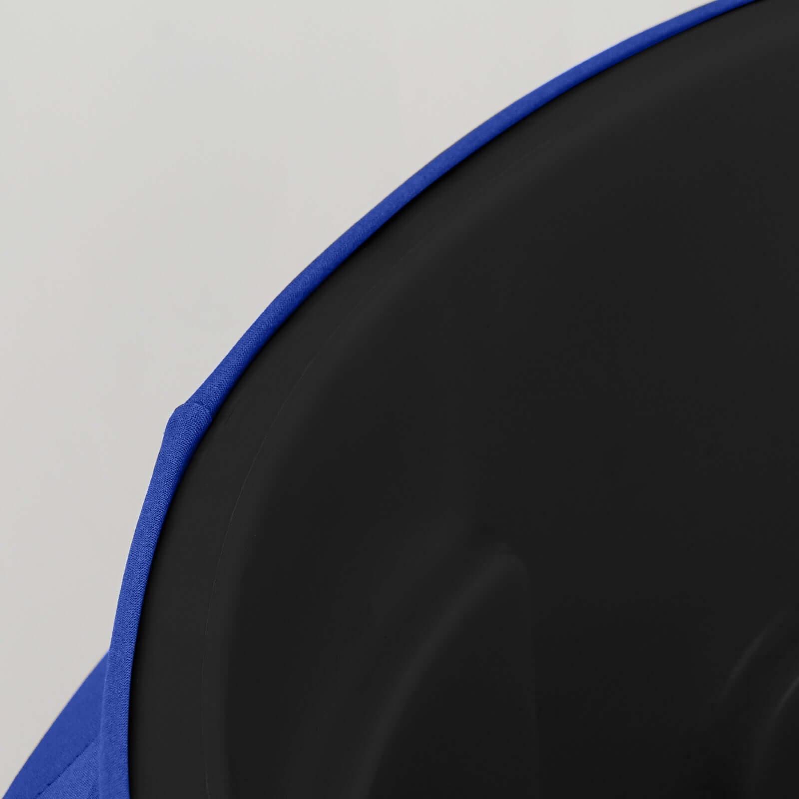 Get This Royal Blue Spandex Stretch Trash Can Cover (41 - 50 Gallons) with Recycling Logo