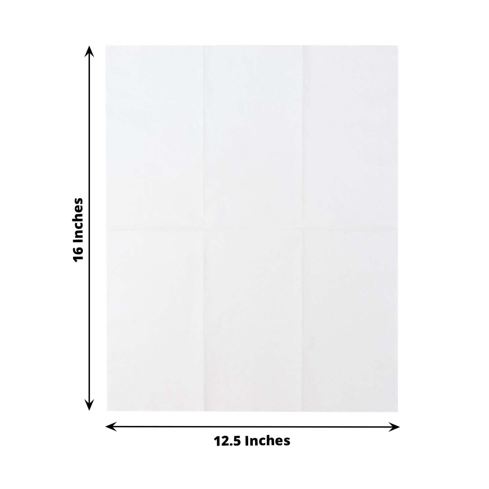 Great Deal! 50-Pack Disposable 2-Ply Soft White Paper Cocktail and Beverage Napkins for Weddings