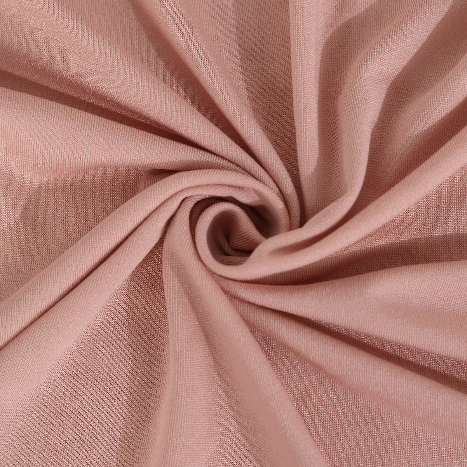 Wrinkle-Free Dusty Rose 4-Way Stretch Spandex Event Backdrop Curtain, 5ft x 16ft with Rod Pockets