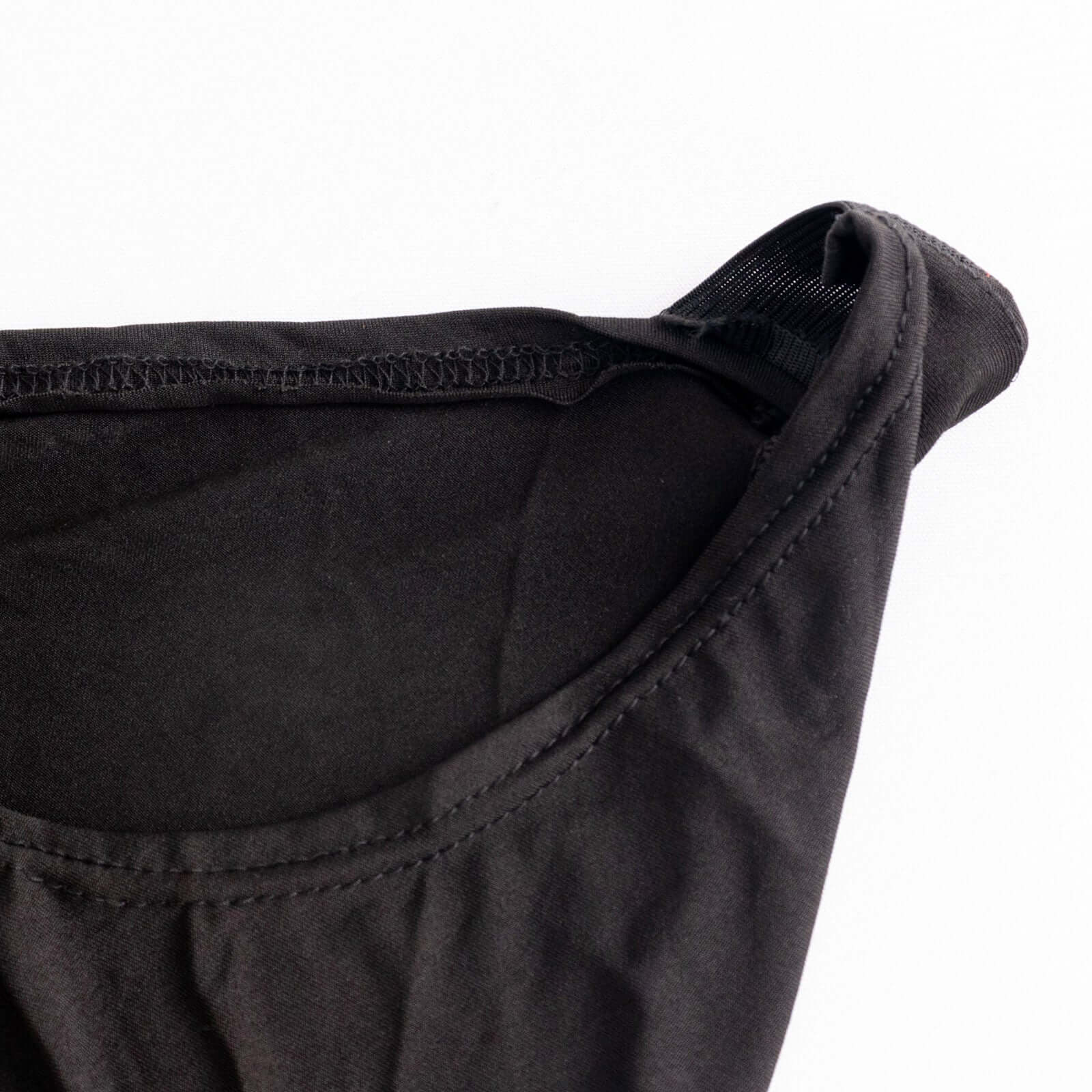 Hot! Black Premium Stretch Spandex Banquet Chair Cover - Durable 160GSM Fabric with 3 - Way Arch & Foot Pockets