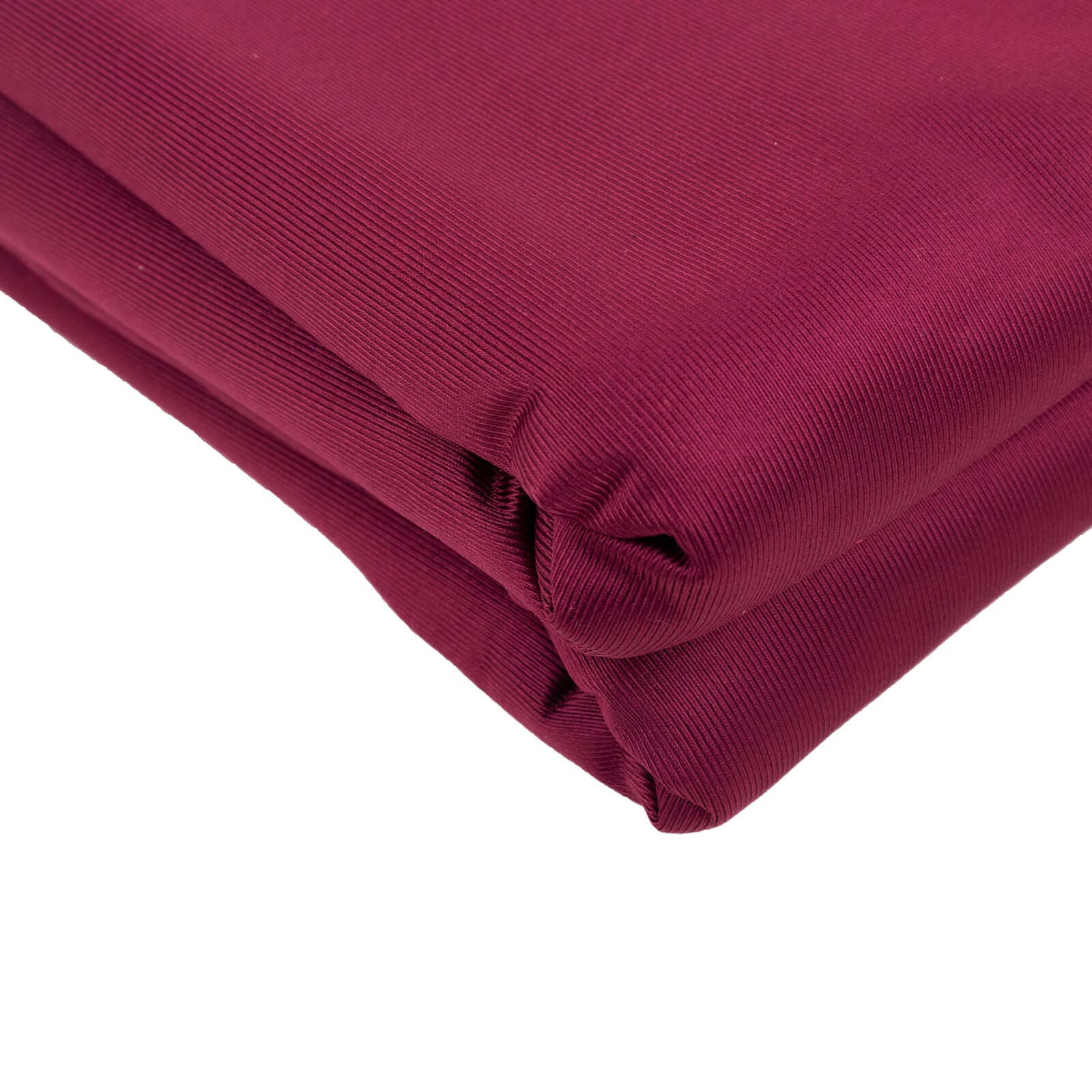 Premium Wrinkle-Free Burgundy Scuba Polyester Fabric Roll - 60x10 Yards