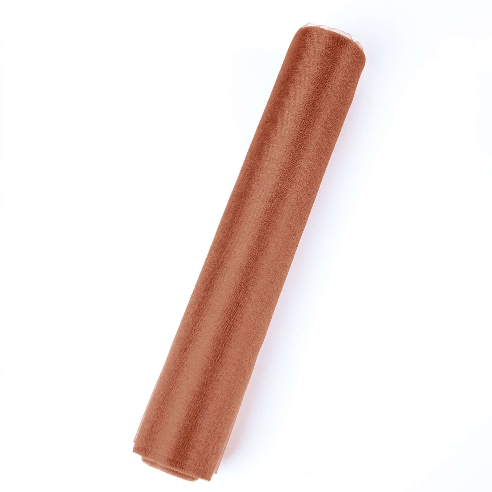 12-Foot Wide, 10-Yard Long Terracotta (Rust) Sheer Chiffon Fabric for DIY Drapery