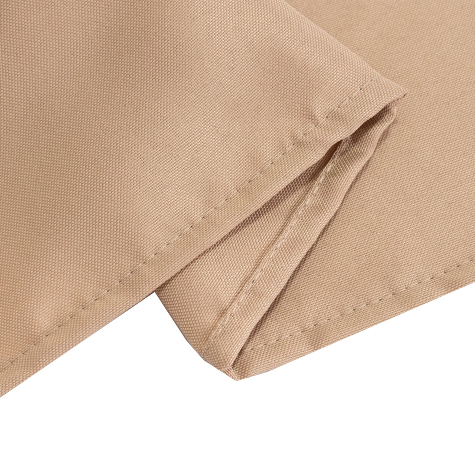 Exclusive 70x70 Nude Polyester Table Overlay - 220GSM Wrinkle-Resistant