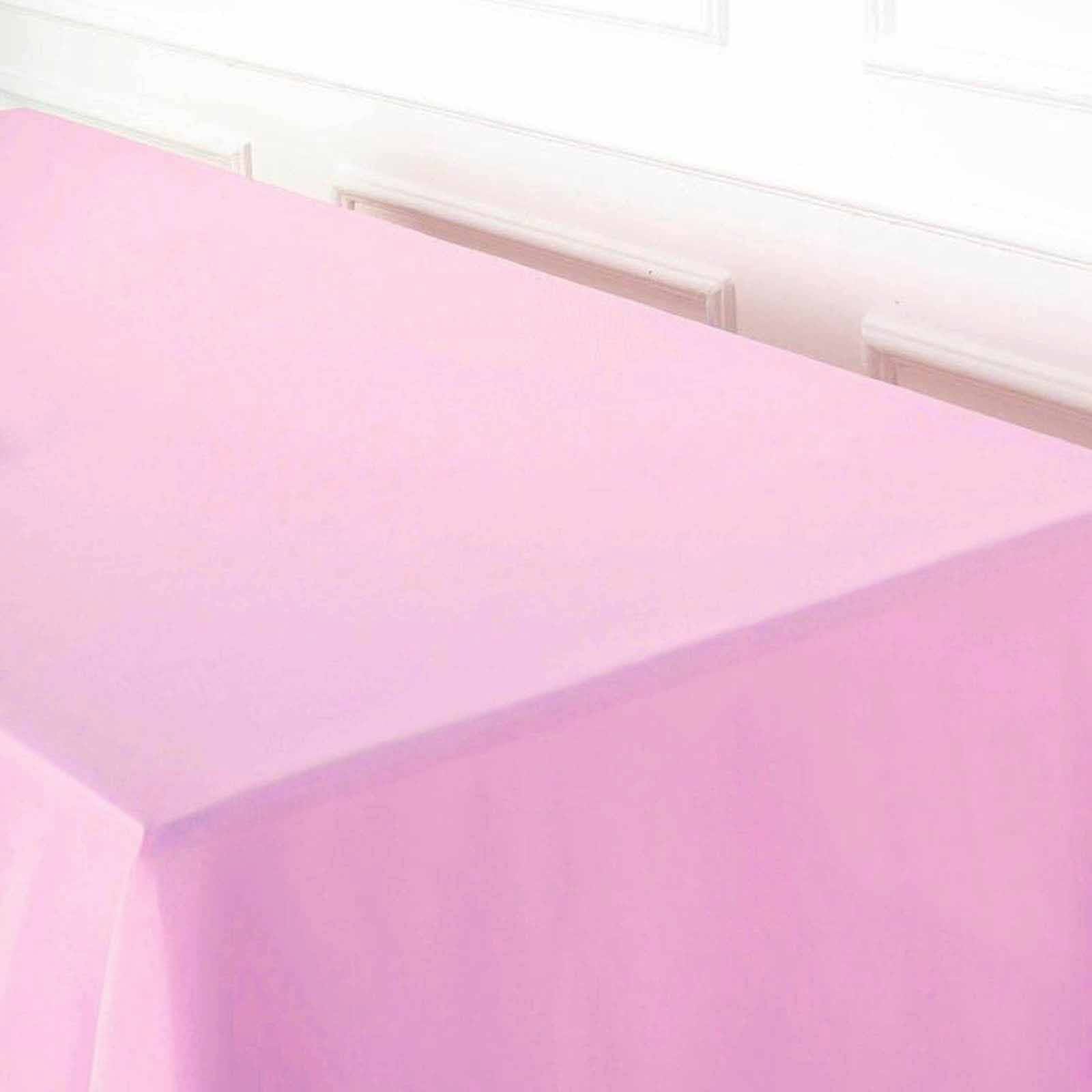 Pink 60x102 Rectangle Polyester Tablecloth - Durable and Elegant Table Cover