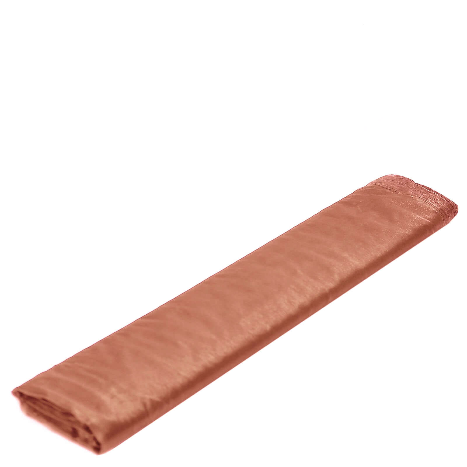 54-Inch Wide, 10-Yard Terracotta (Rust) High-Quality Sheer Chiffon Fabric Bolt for DIY