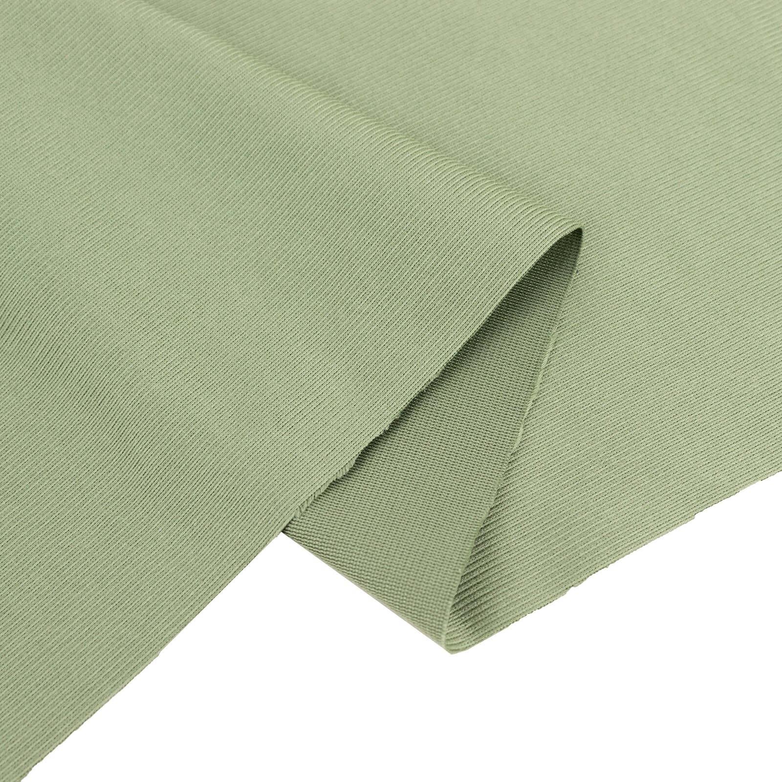 Exclusive Dusty Sage Green Scuba Polyester Fabric Roll - 60x10 Yards, Wrinkle-Free for DIY