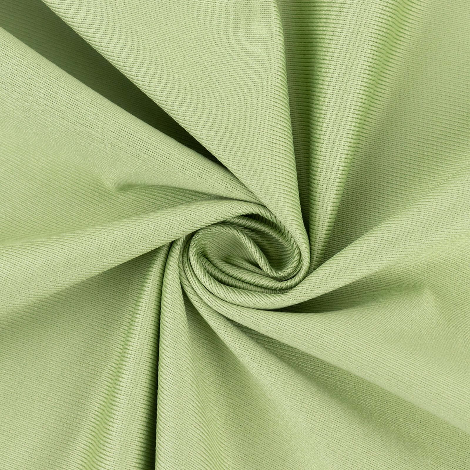 Hot! Premium Wrinkle-Free Sage Green Scuba Polyester Fabric Roll - 60x10 Yards