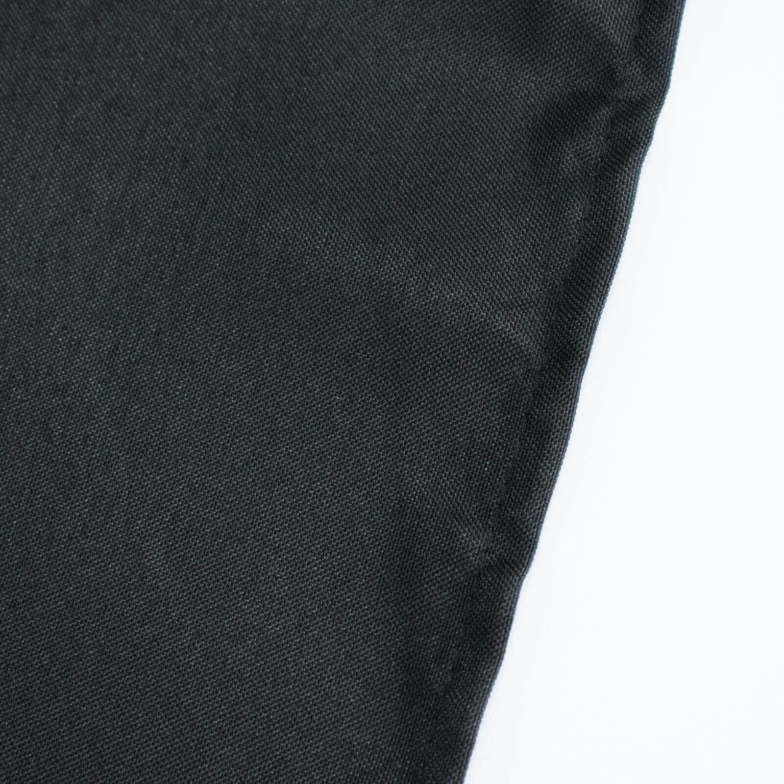 Premium 220GSM Black 90-Inch Round Polyester Tablecloth - Stain & Wrinkle-Resistant for Weddings & Events