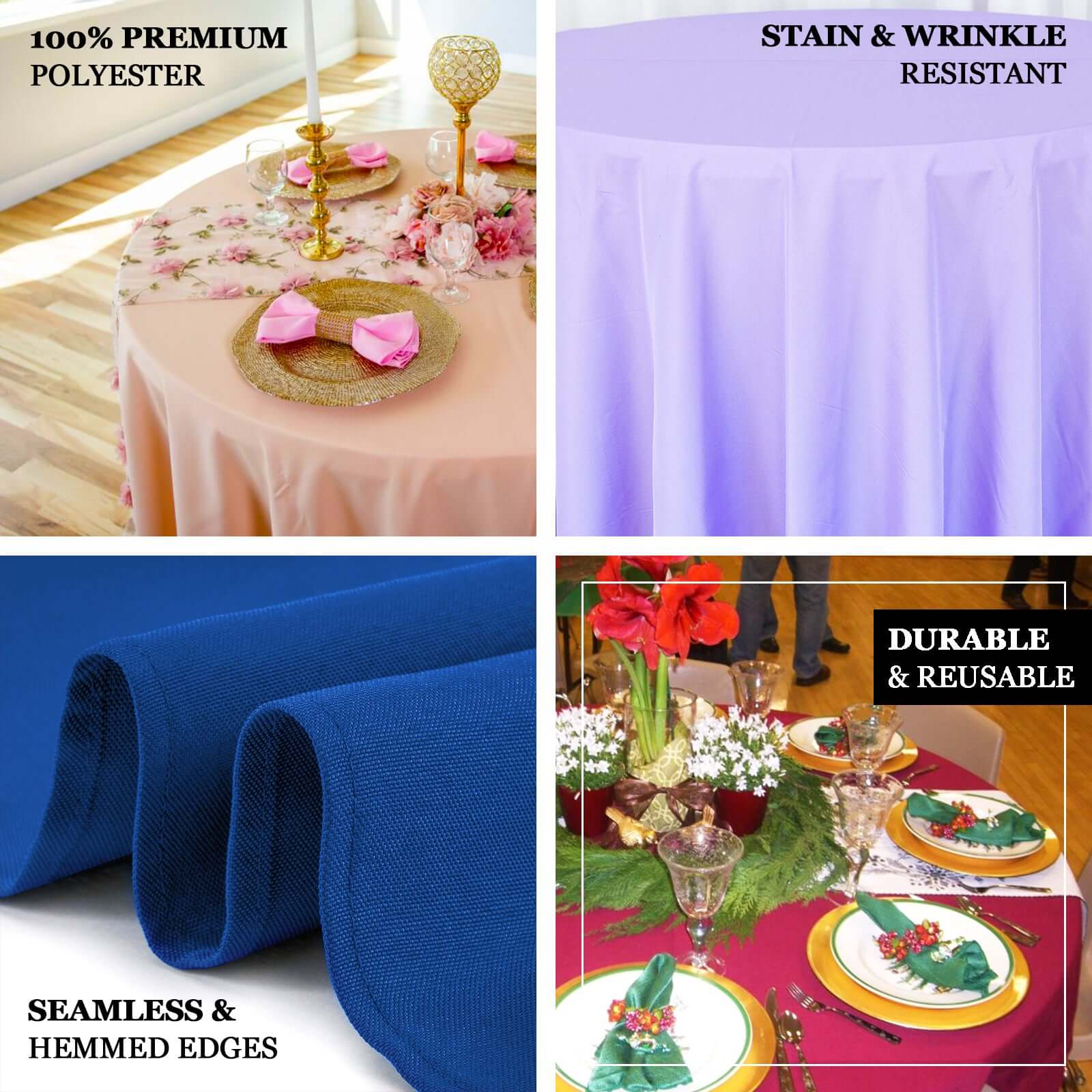 90-Inch Sage Green Premium Polyester Round Tablecloth - Stain & Wrinkle Resistant, 220GSM
