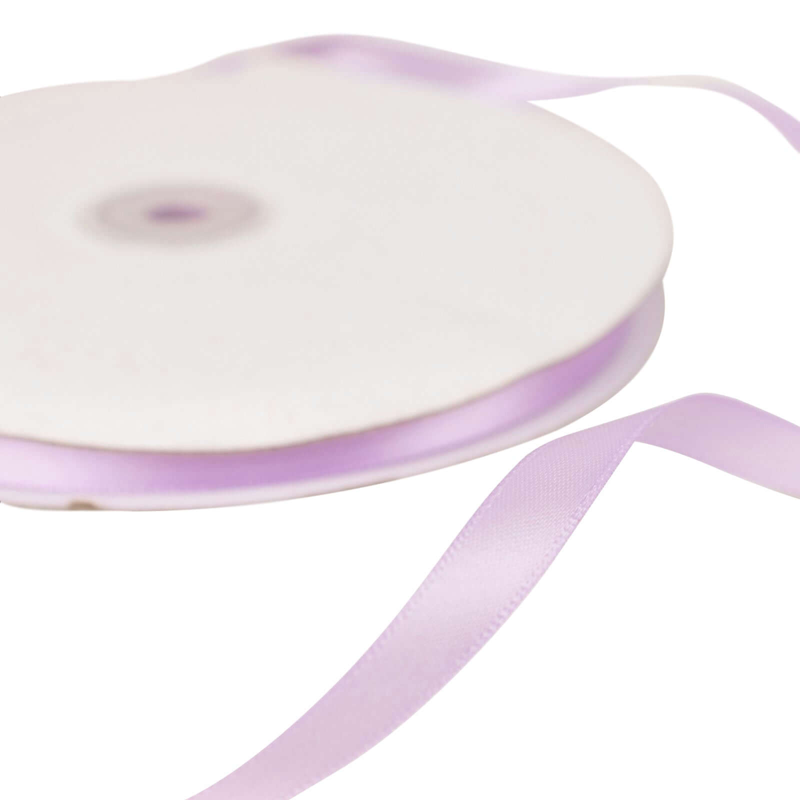 100 Yards 3/8-Inch Lavender Lilac Single-Sided Decorative Satin Ribbon