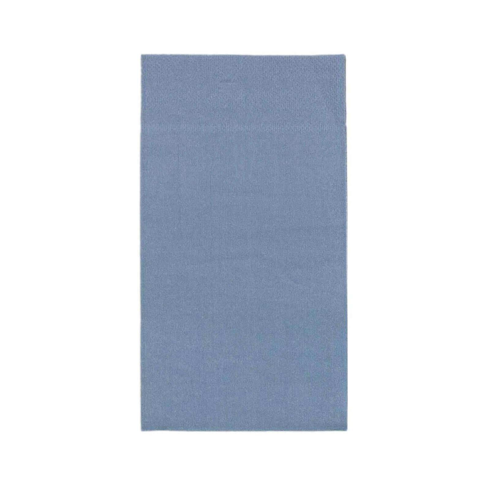 50-Pack Soft Dusty Blue Disposable 2-Ply Paper Napkins - Ideal for Weddings