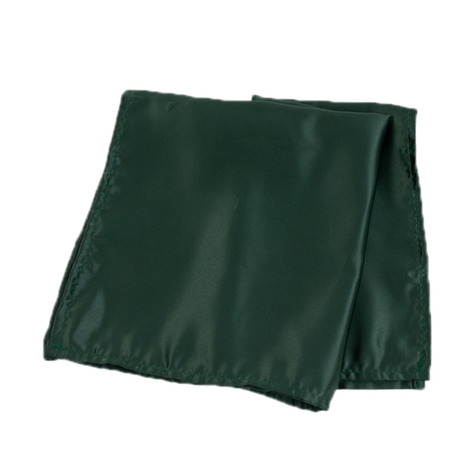 5-Pack Lamour Satin 20x20 Hunter Emerald Green Dinner Napkins - Soft Matte Finish