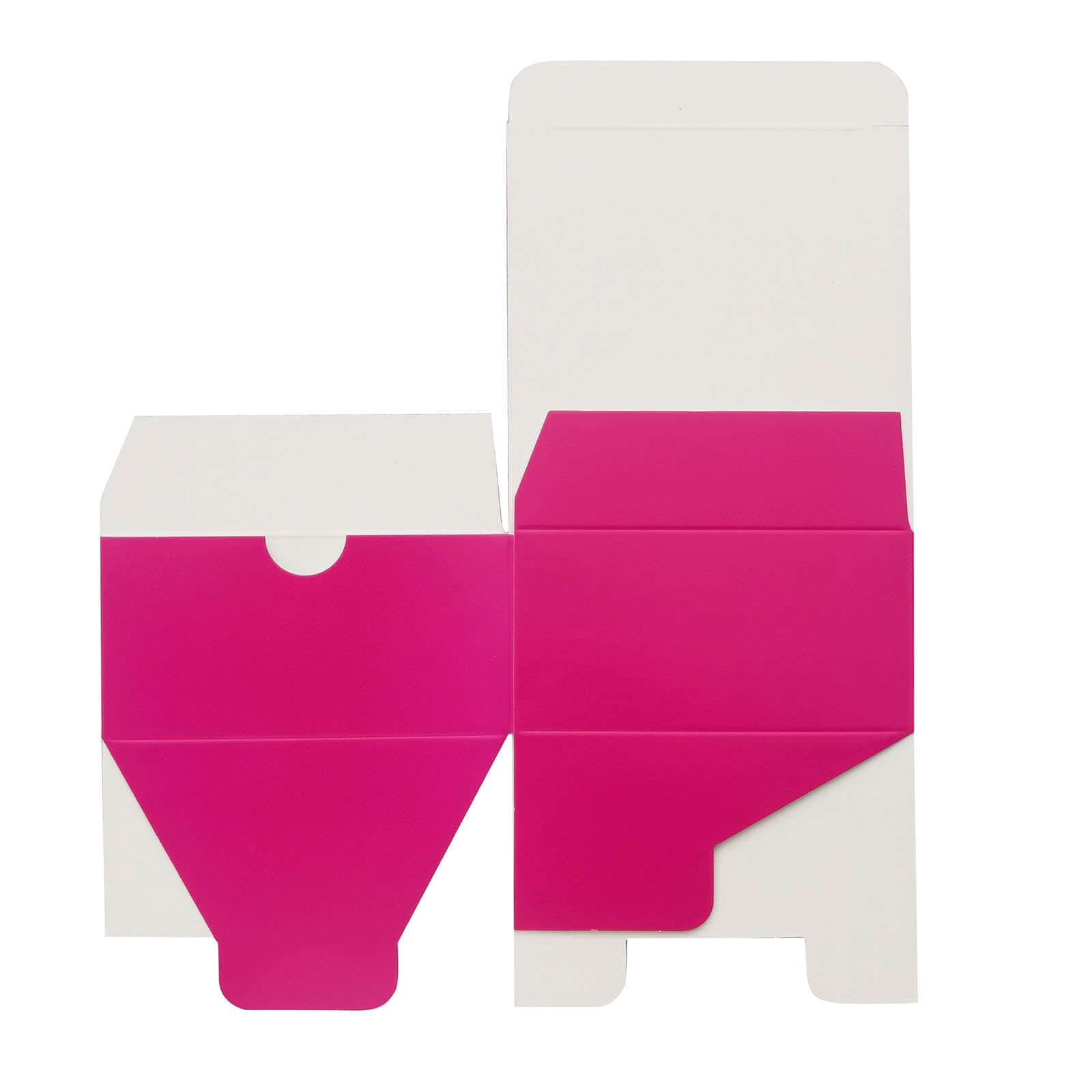 100-Pack Fuchsia Cardstock 4x4x2 Cake Cupcake Party Favor Gift Boxes for DIY