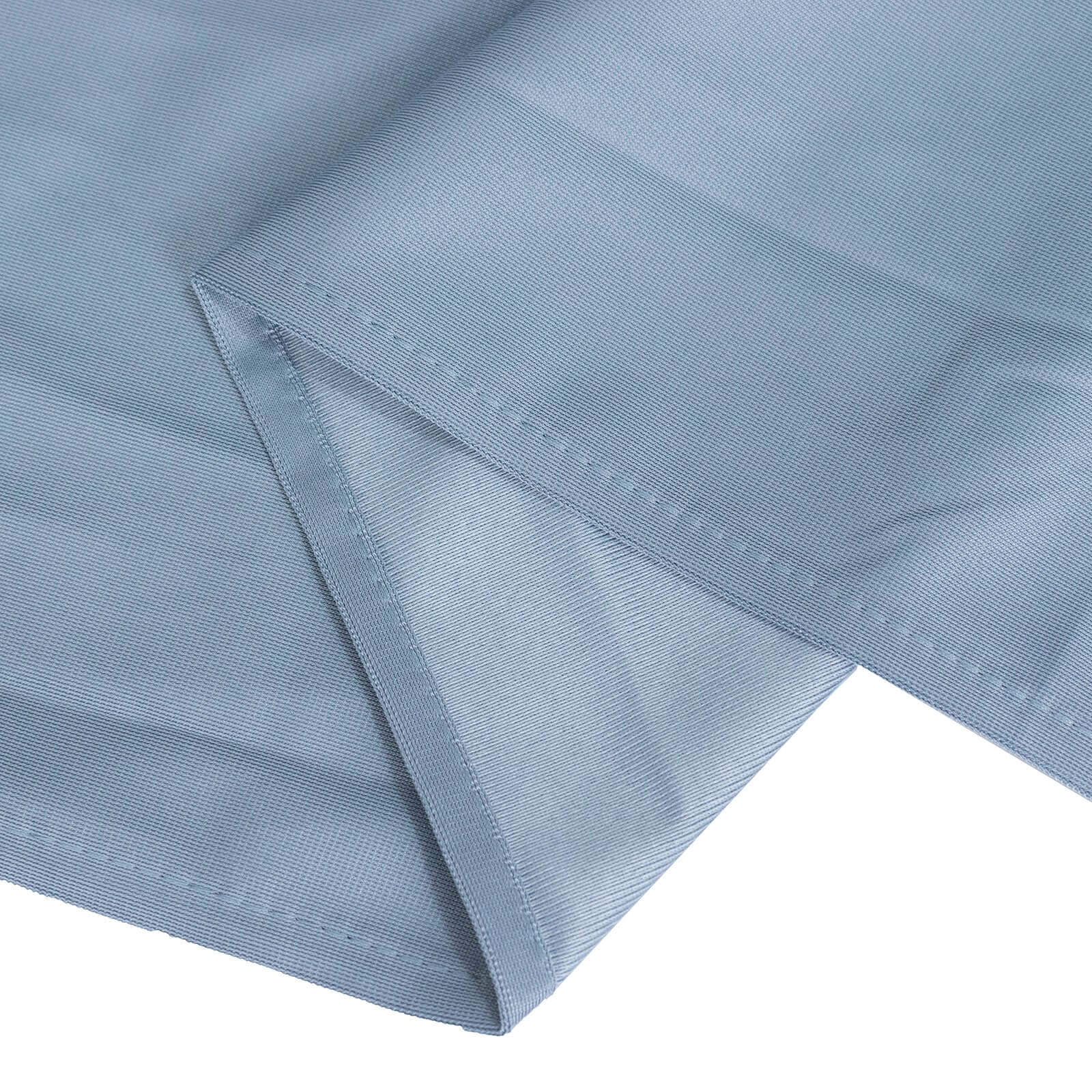 Exclusive Dusty Blue 120' Scuba Round Tablecloth - Wrinkle & Stain Free