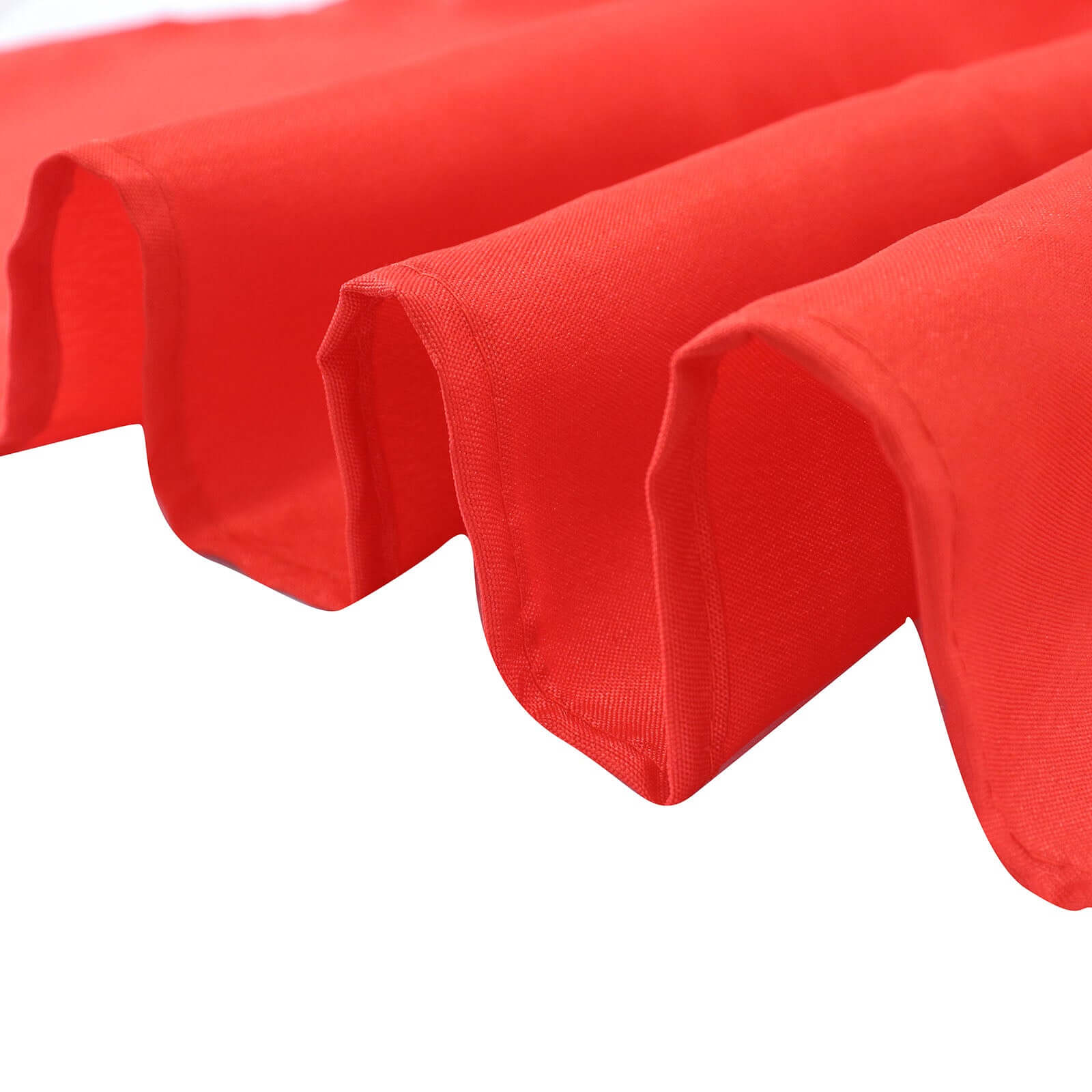 Hot Sale! Wrinkle-Resistant Red Polyester Rectangle Tablecloth, 54x96 for Various Events