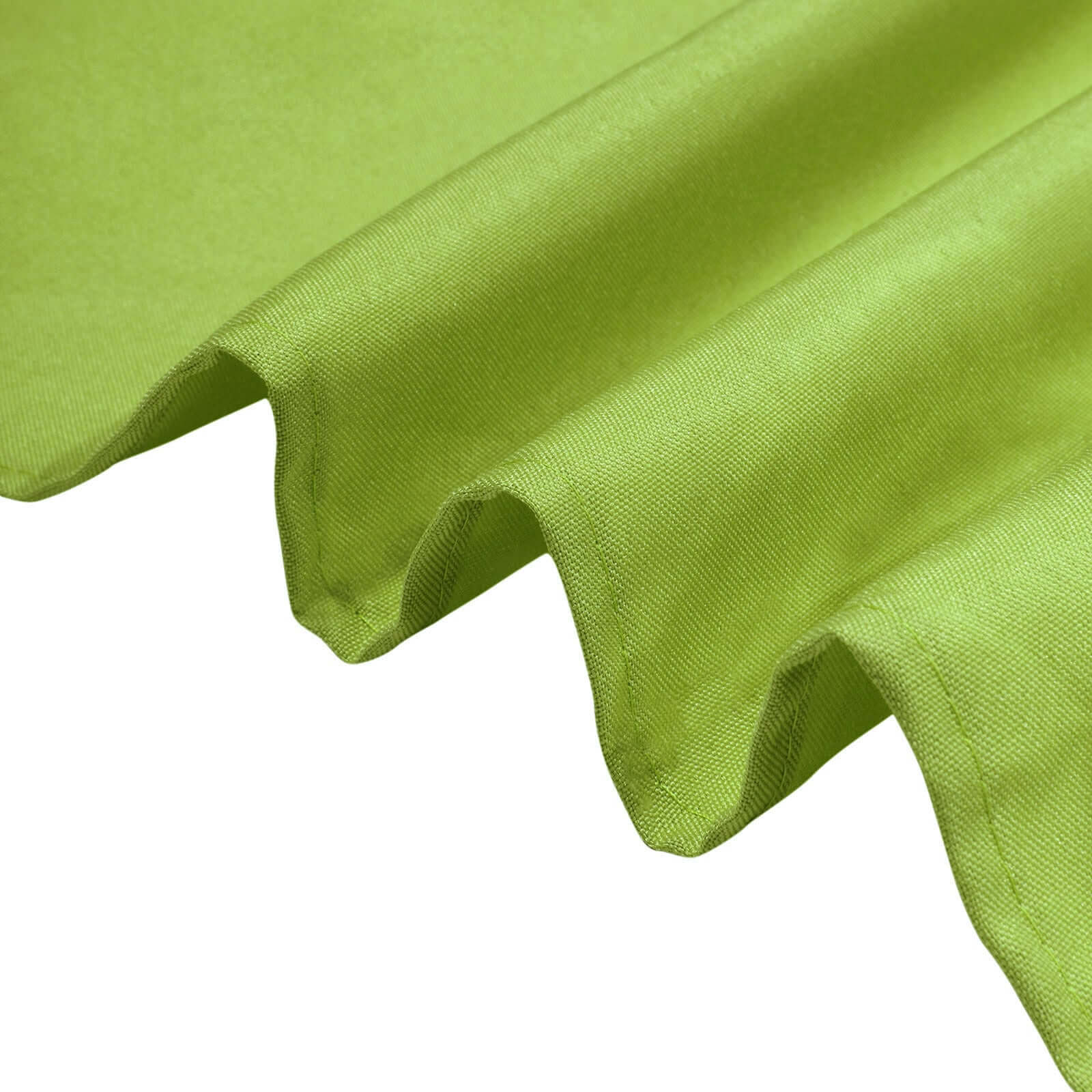 Wrinkle-Resistant Seamless Apple Green Polyester 90x132 Rectangle Tablecloth
