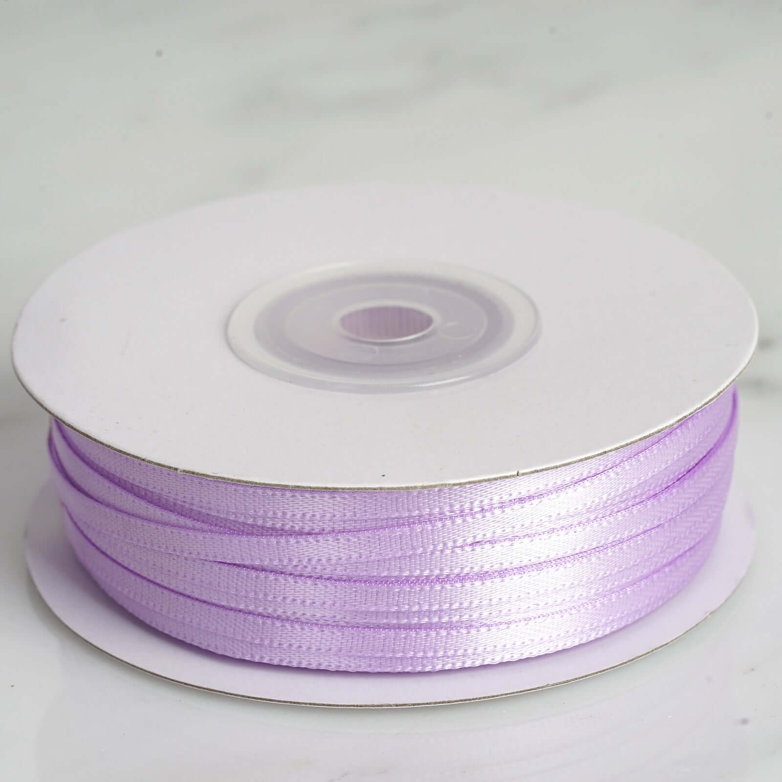 100 Yards 1/8-Inch High-Quality Lavender Lilac Single-Face Satin Ribbon