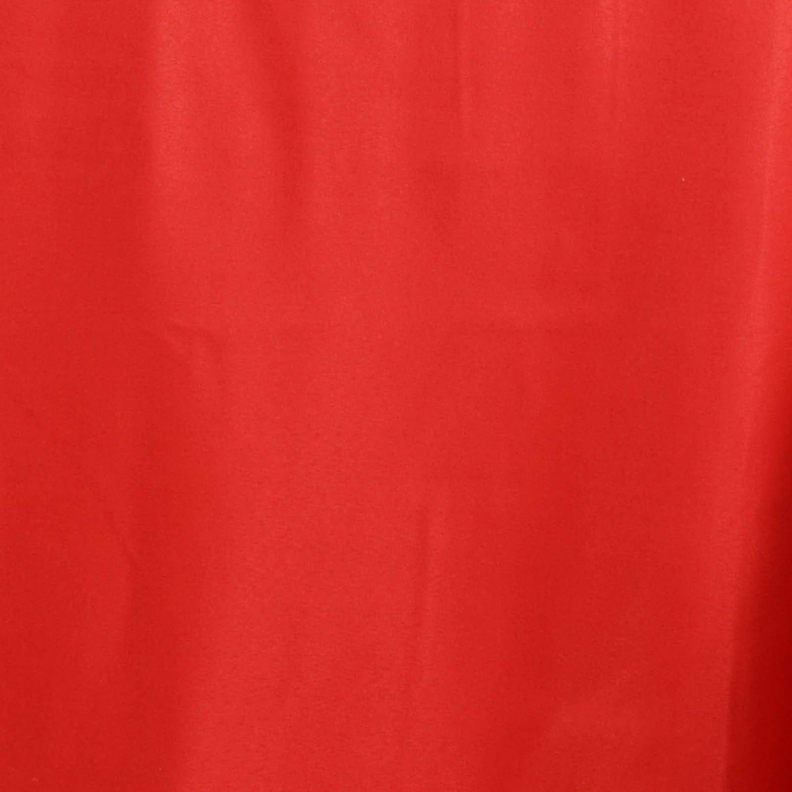 Red Polyester Rectangle Tablecloth 72x120 - Durable, Stylish, and Stain - Resistant Table Cover