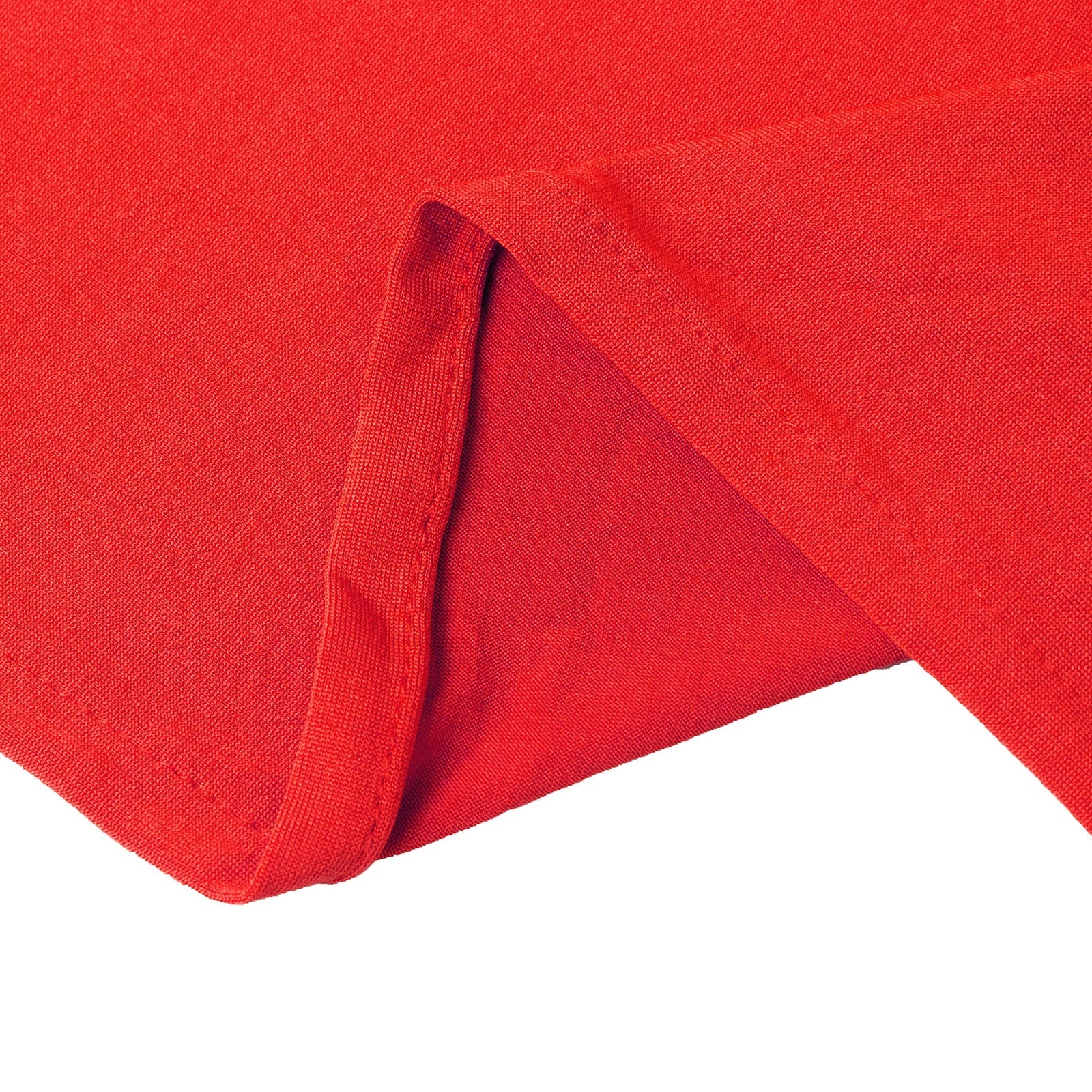 Red 5ft Stretch Spandex Round Tablecloth - Durable & Form-Fitting