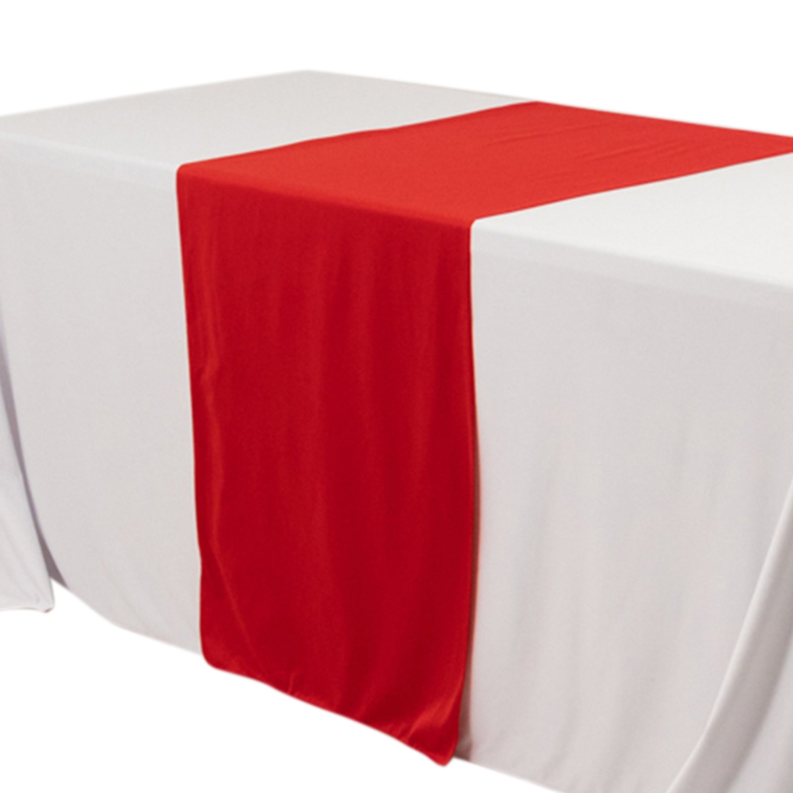 Hot Deal! Extra Wide Red 24x72 Sublimation - Printable Premium Polyester Table Runner