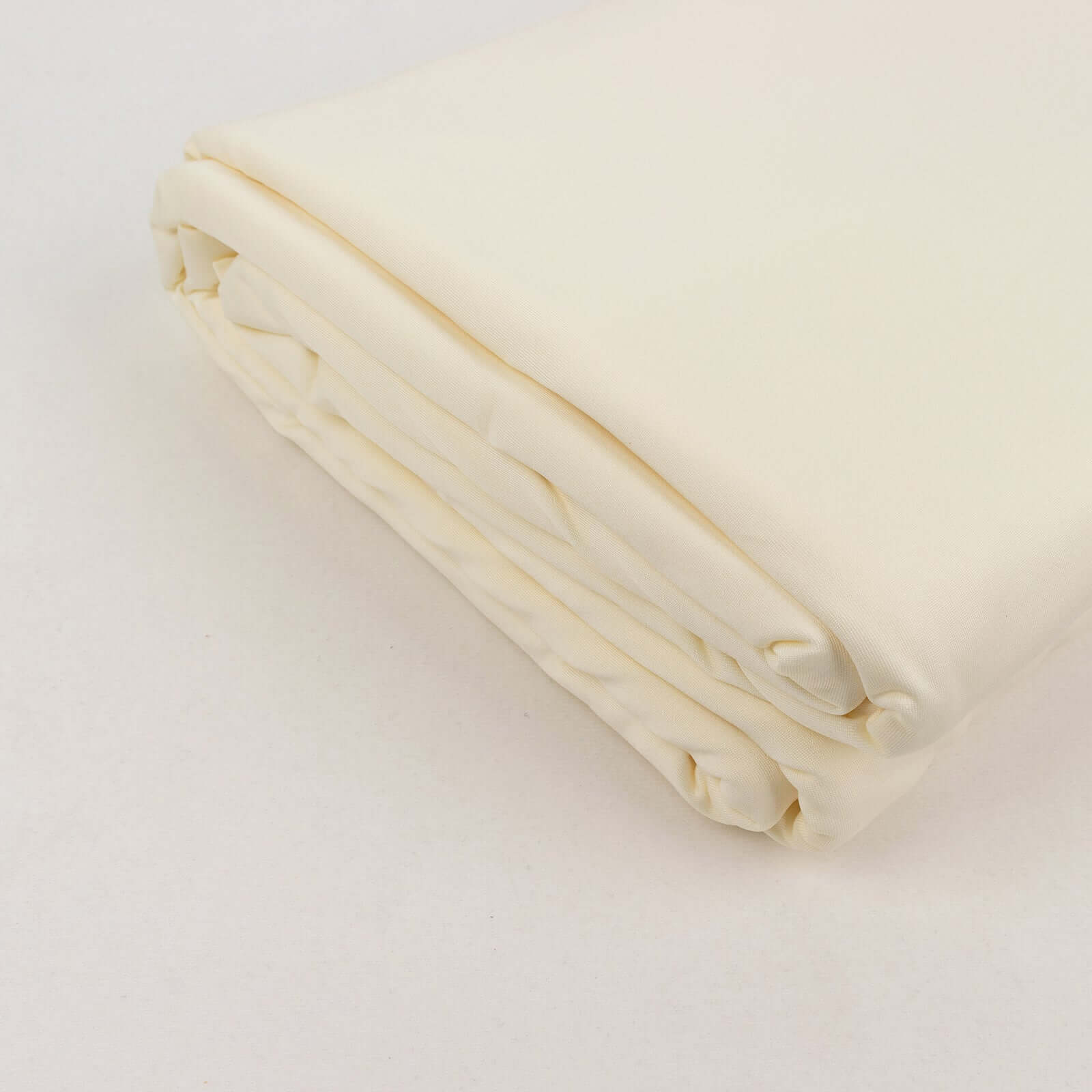 Ivory 4-Way Stretch Spandex Fabric Roll - 60 Inches by 10 Yards, Ideal for DIY Crafts