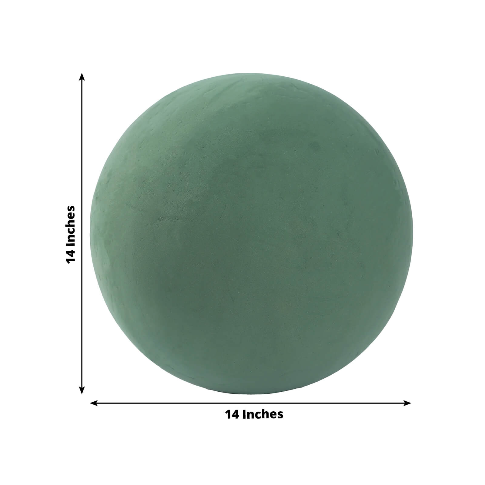 14-Inch Green DIY Craft Foam Ball for Beautiful Flower Arrangements