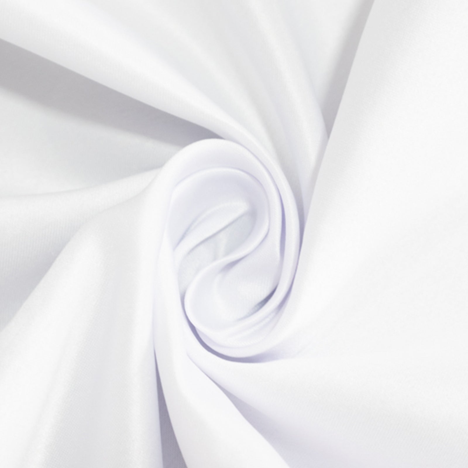 Luxury White Lamour Satin 72x72 Square Table Overlay for Special Events
