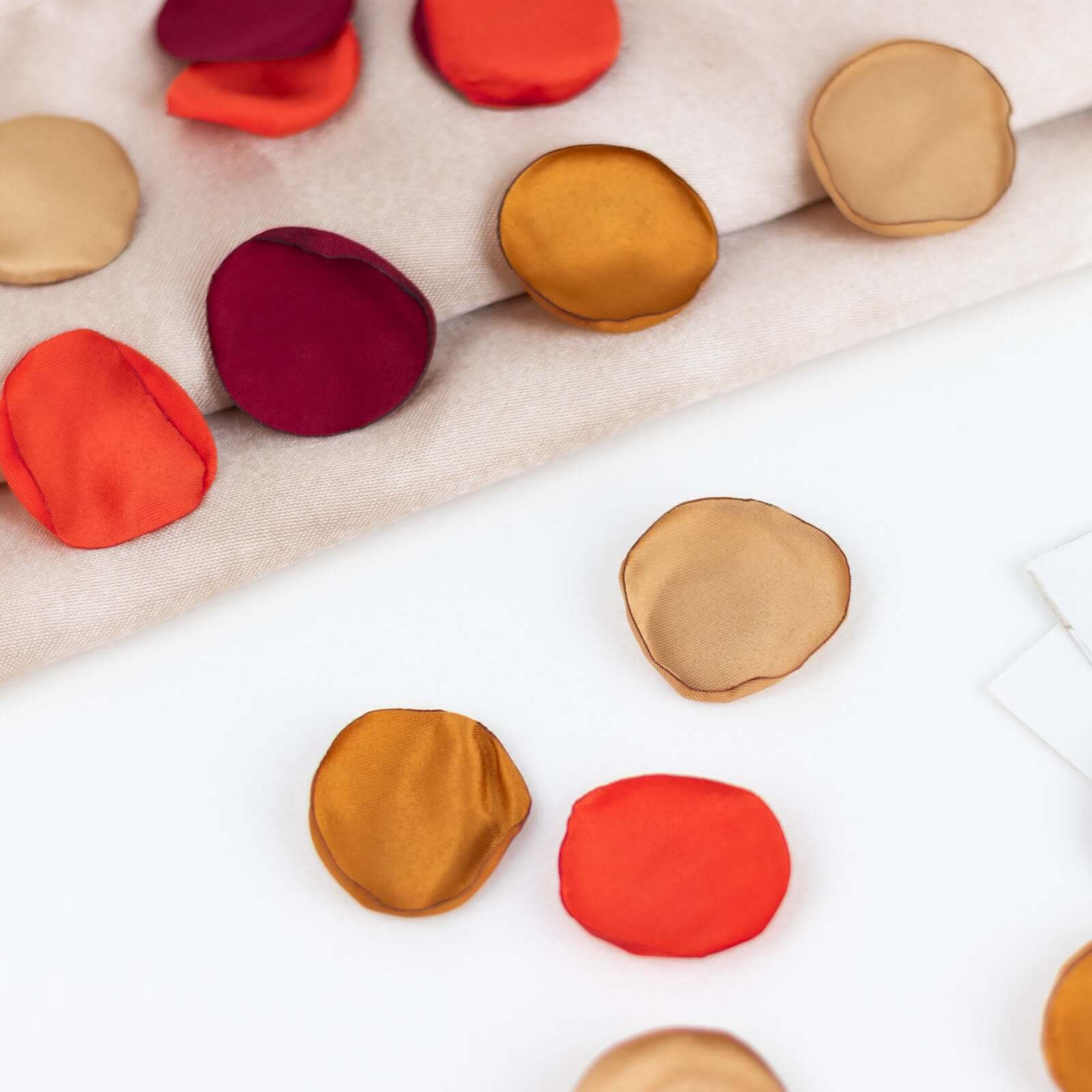 400-Pack Silk Rose Petals in Terracotta Mix - Ideal Decor for Various Events