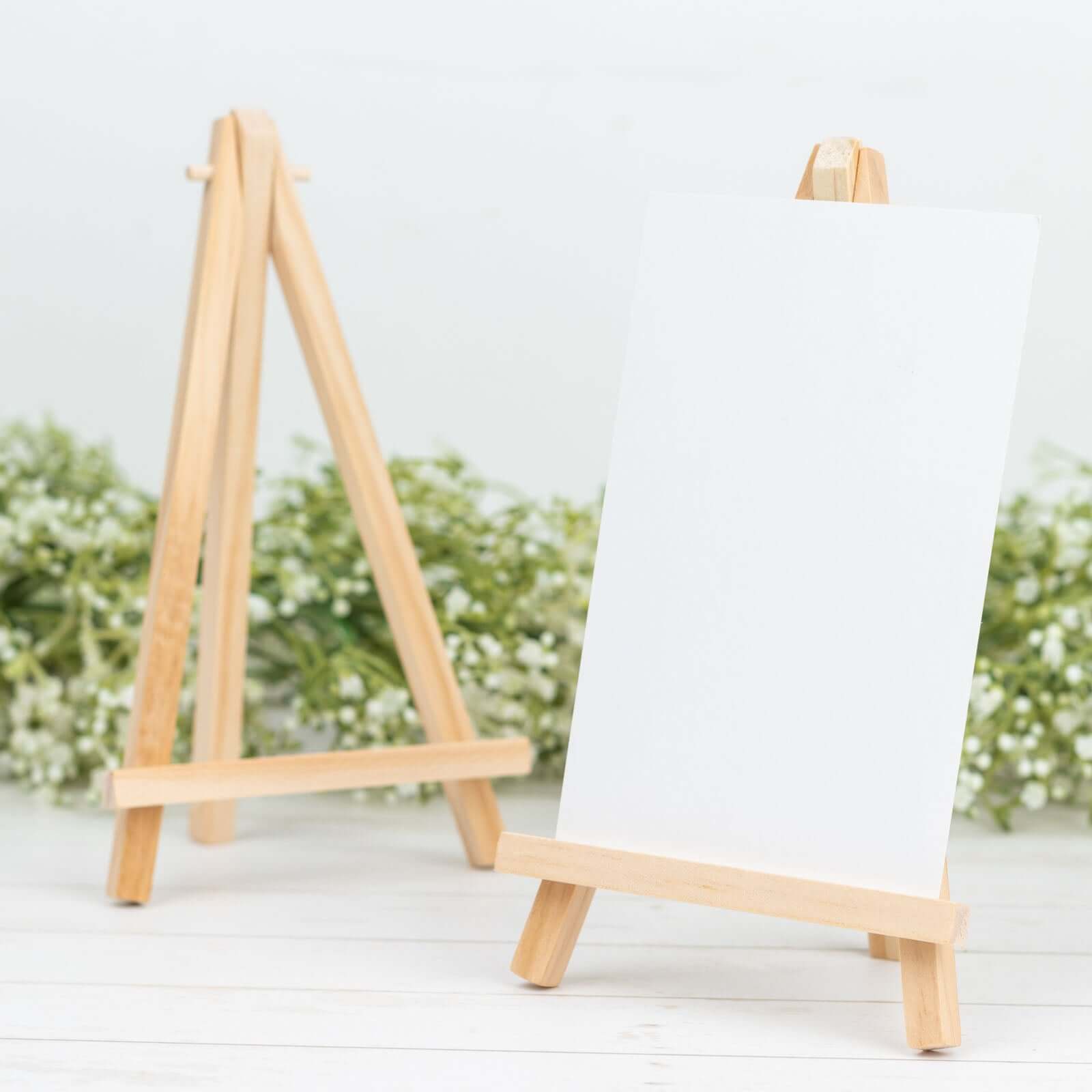 Hot Sale! 10-Pack Natural Wooden Foldable Place Card Holders