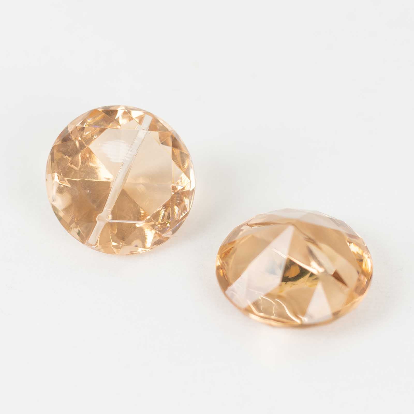 Hot Sale! 10-Pack Plastic Diamond-Shaped Card Holder Stands in Amber for Wedding Table Decor