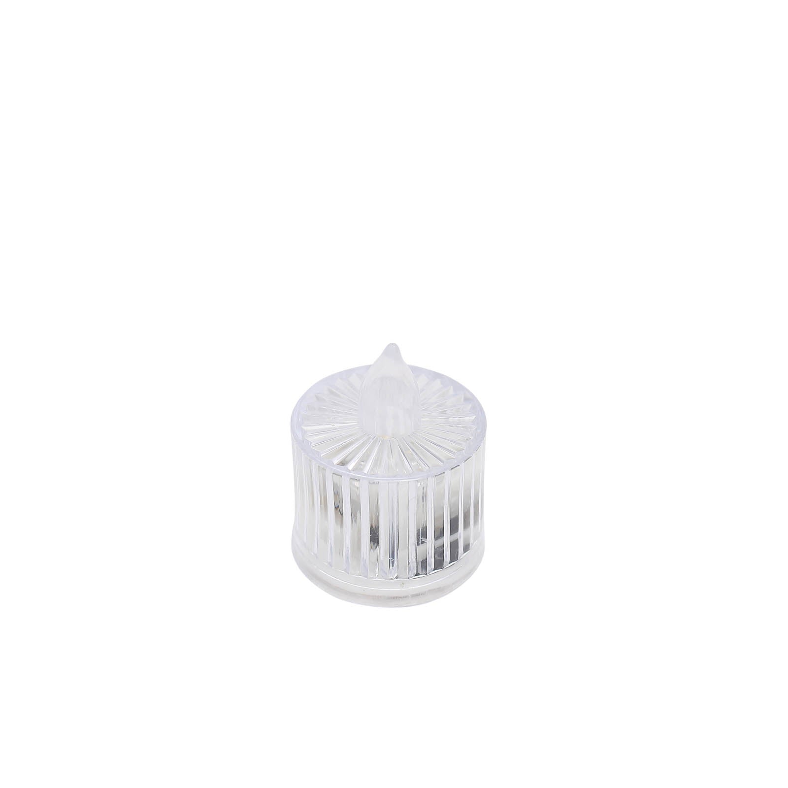 Hot Sale! 12-Pack Flameless Warm White LED Tealight Candles in Transparent Column Style