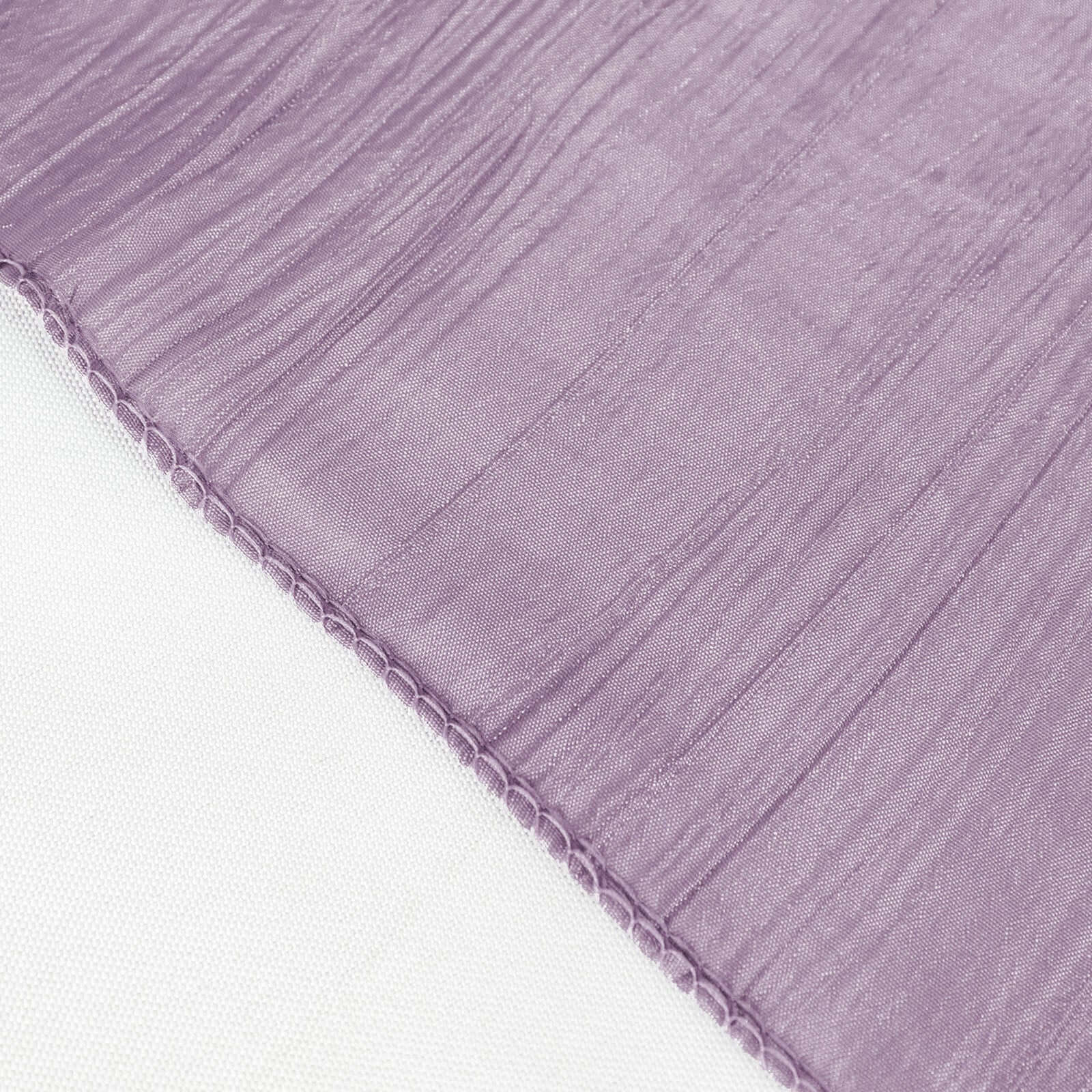 Violet Amethyst Accordion Crinkle Taffeta 60x102 Rectangle Tablecloth