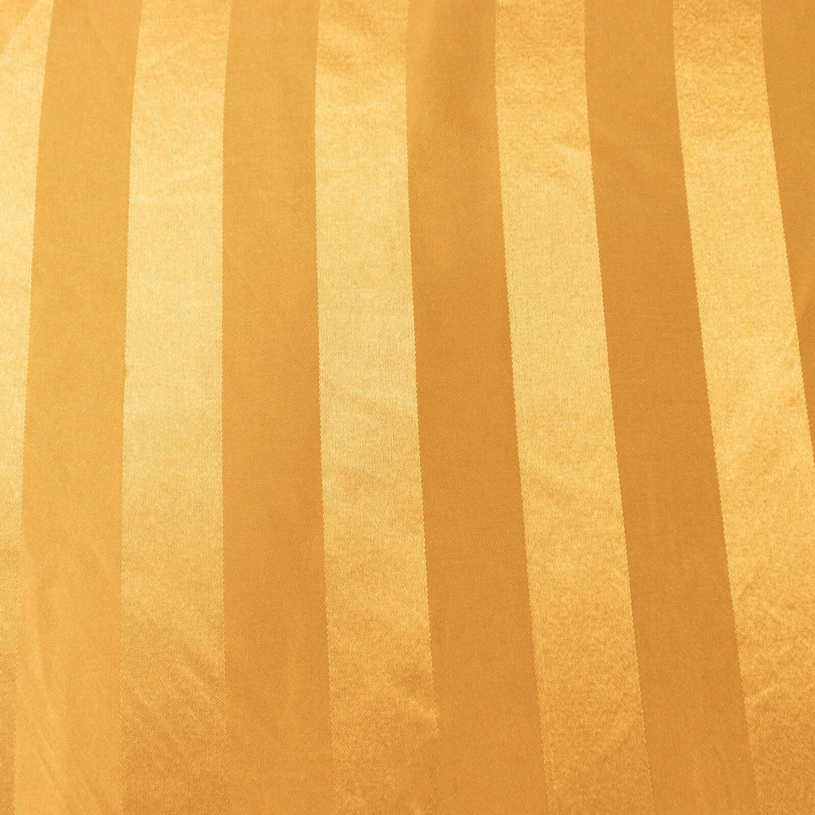 Exclusive Gold Satin Striped 90x132 Rectangular Seamless Tablecloth